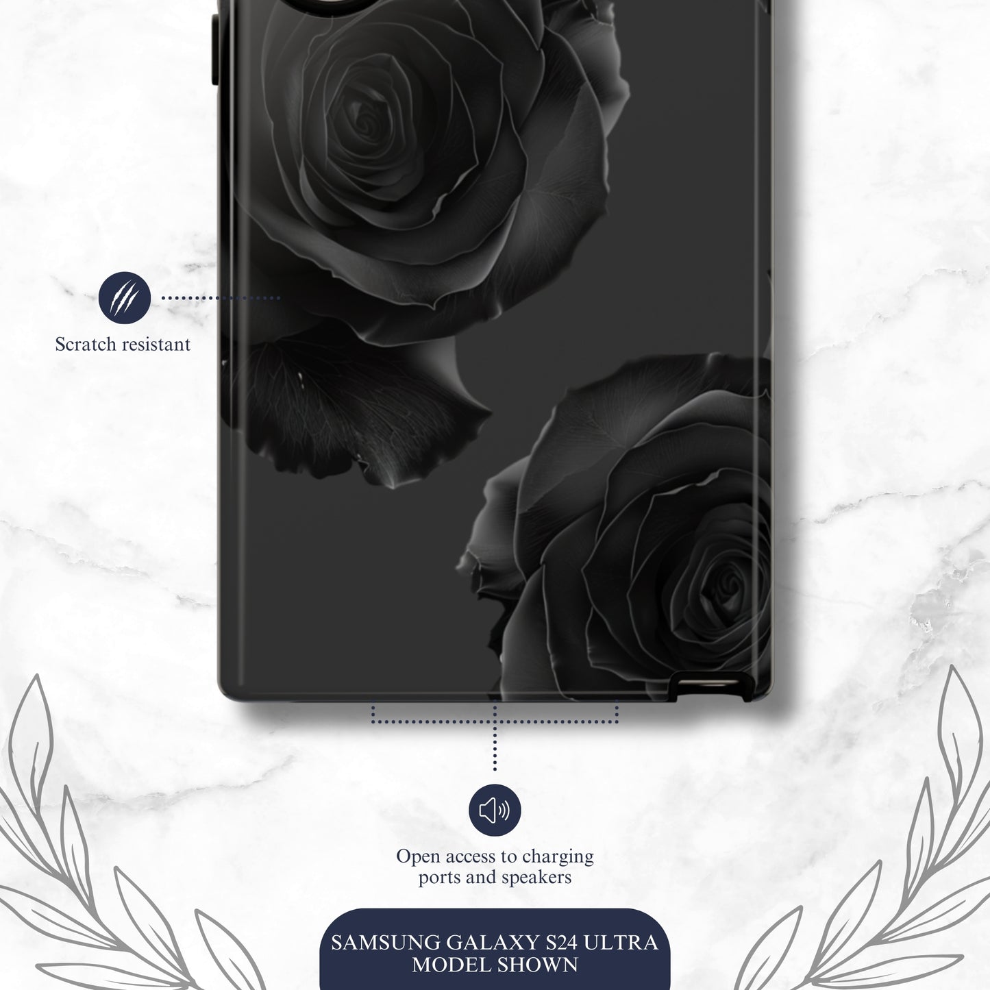 Dark Mystery - Samsung Galaxy Case Phone Case-aesthetic phone case-shockproof phone case-cute phone case-designer phone case-elegant phone case-luxury phone case-phone accessories-fashion accessory