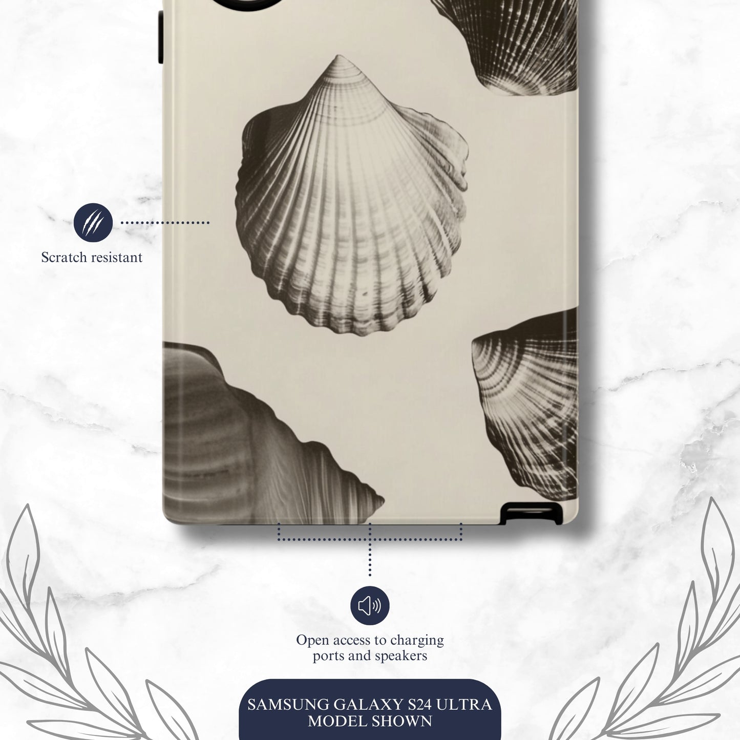 Ocean Whisper - Samsung Galaxy Case Phone Case-aesthetic phone case-shockproof phone case-cute phone case-designer phone case-elegant phone case-luxury phone case-phone accessories-fashion accessory