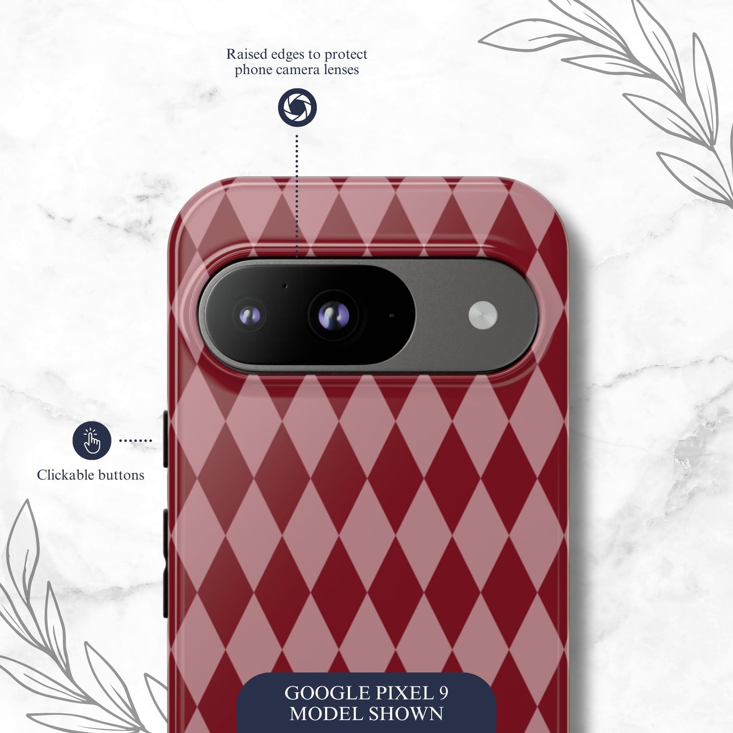 Cherry Jester - Google Pixel Case Phone Case-aesthetic phone case-shockproof phone case-cute phone case-designer phone case-elegant phone case-luxury phone case-phone accessories-fashion accessory