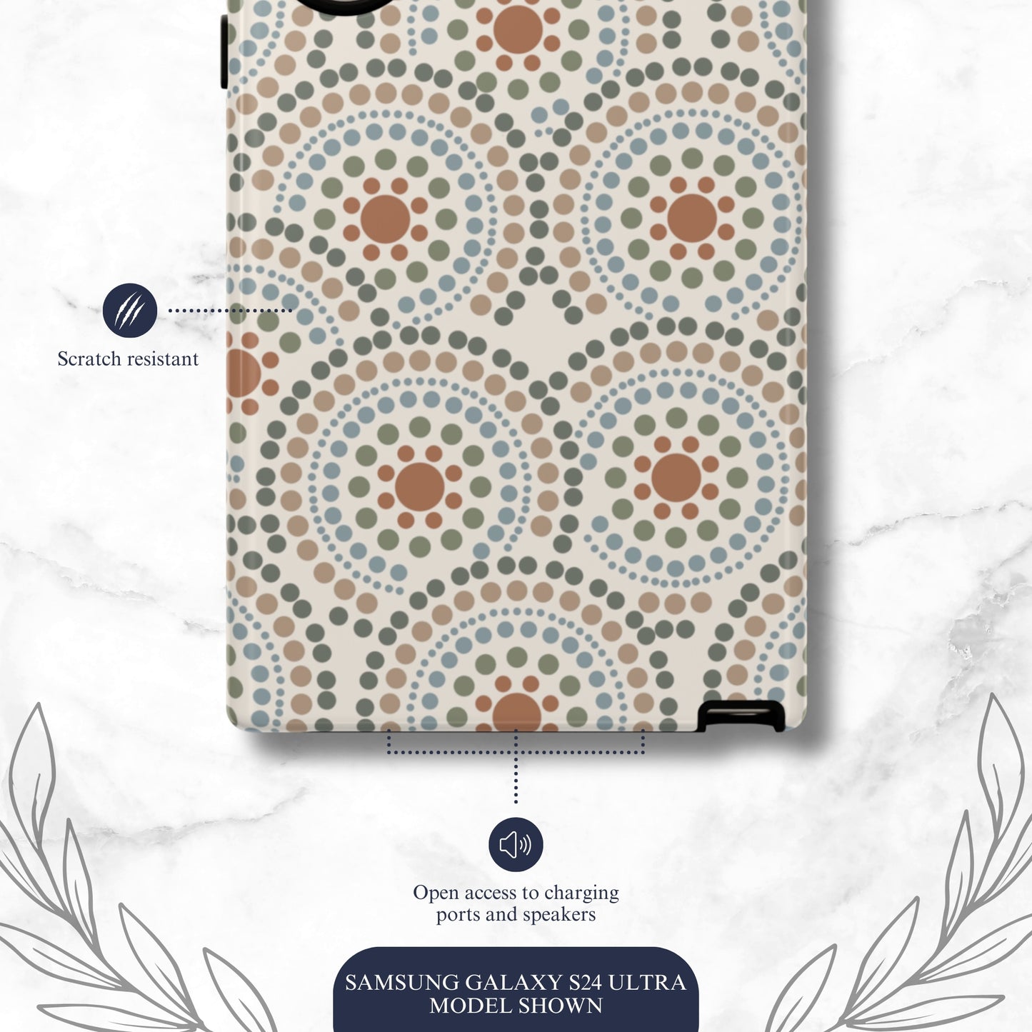 Mandala Rhythm - Samsung Galaxy Case Phone Case-aesthetic phone case-shockproof phone case-cute phone case-designer phone case-elegant phone case-luxury phone case-phone accessories-fashion accessory