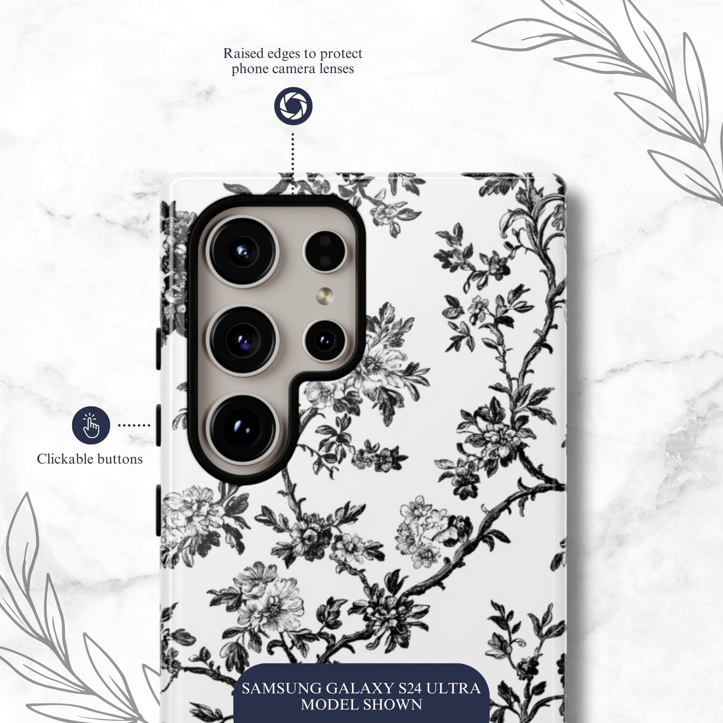 Adorned Toile - Samsung Galaxy Case Phone Case-aesthetic phone case-shockproof phone case-cute phone case-designer phone case-elegant phone case-luxury phone case-phone accessories-fashion accessory
