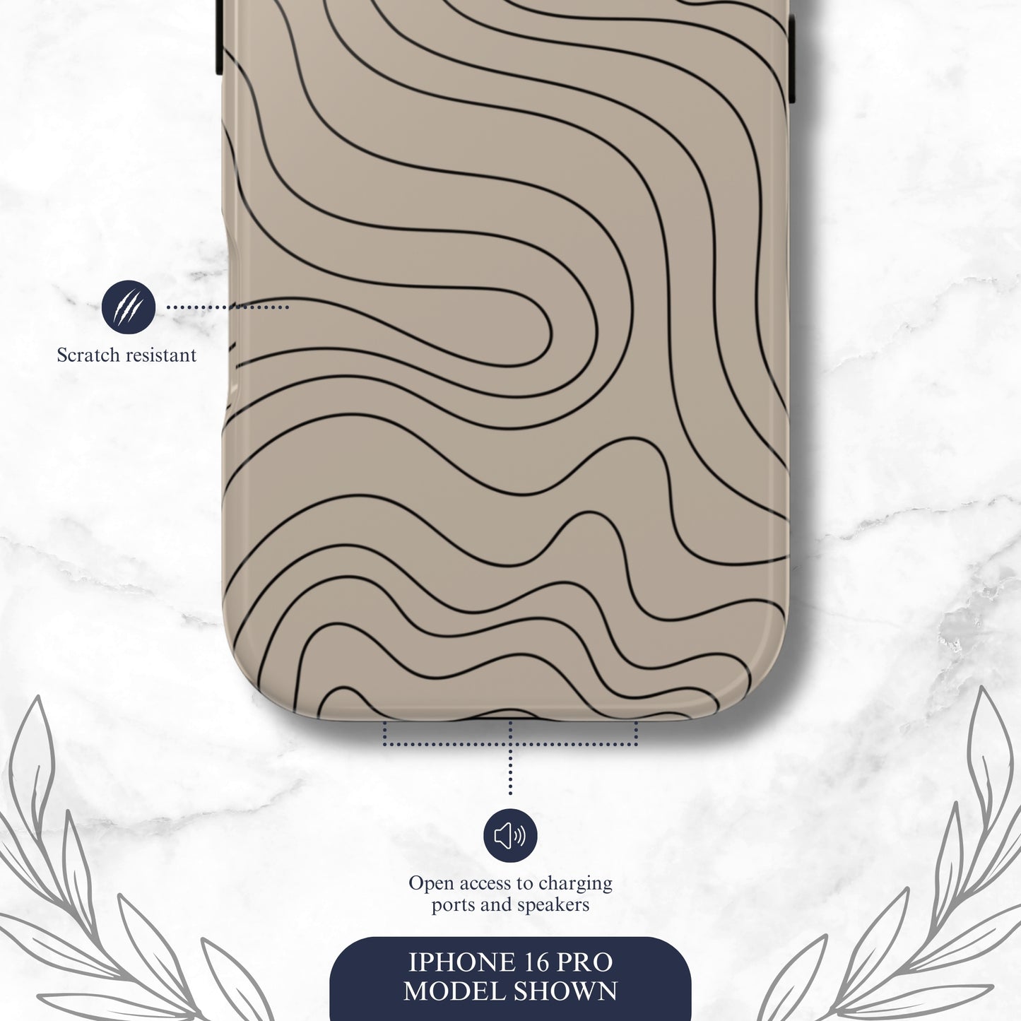 Earth Flow - iPhone Case Phone Case-aesthetic phone case-shockproof phone case-cute phone case-designer phone case-elegant phone case-luxury phone case-phone accessories-fashion accessory