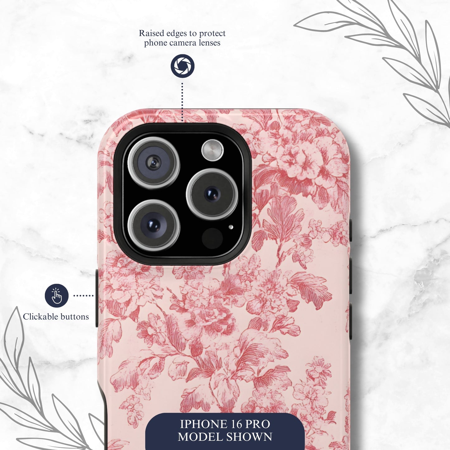 Ballet Toile - Magsafe iPhone Case Phone Case-aesthetic phone case-shockproof phone case-cute phone case-designer phone case-elegant phone case-luxury phone case-phone accessories-fashion accessory