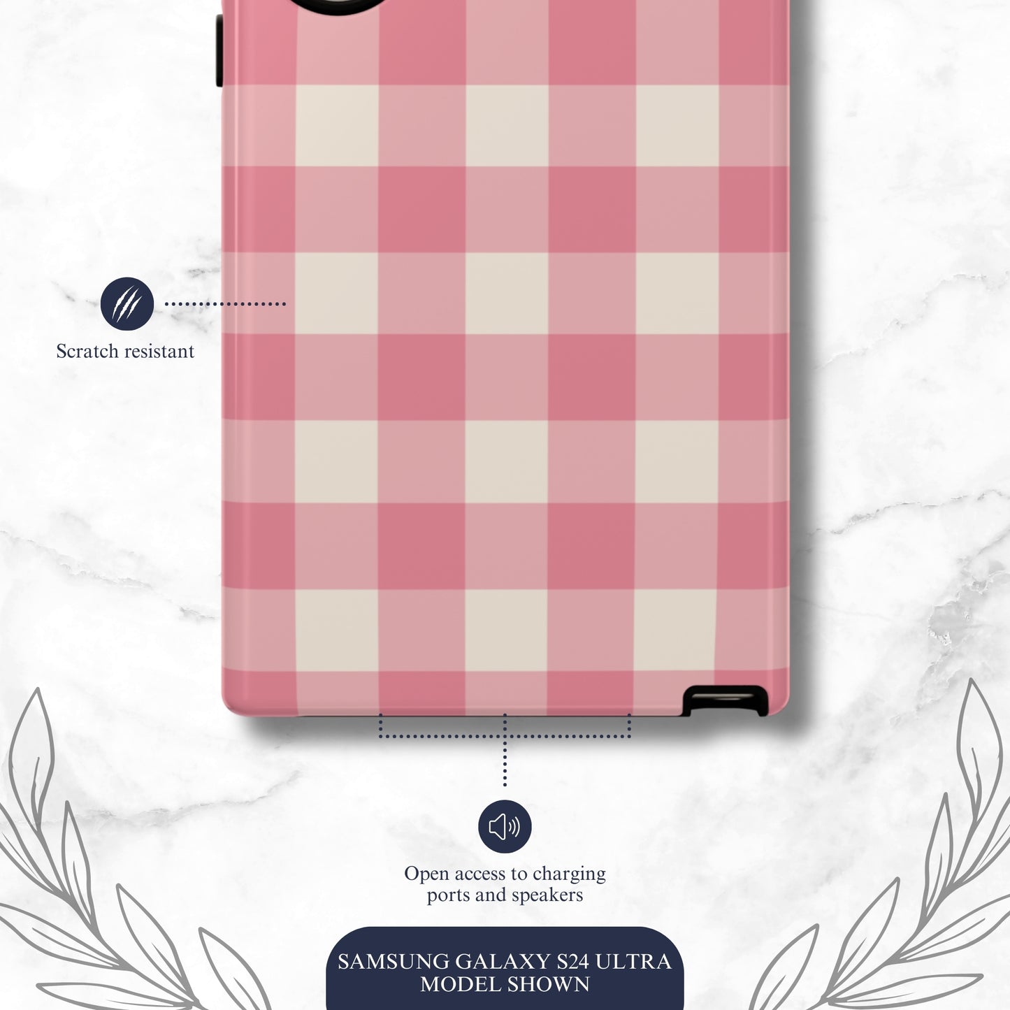 Pretty Pink - Samsung Galaxy Case Phone Case-aesthetic phone case-shockproof phone case-cute phone case-designer phone case-elegant phone case-luxury phone case-phone accessories-fashion accessory