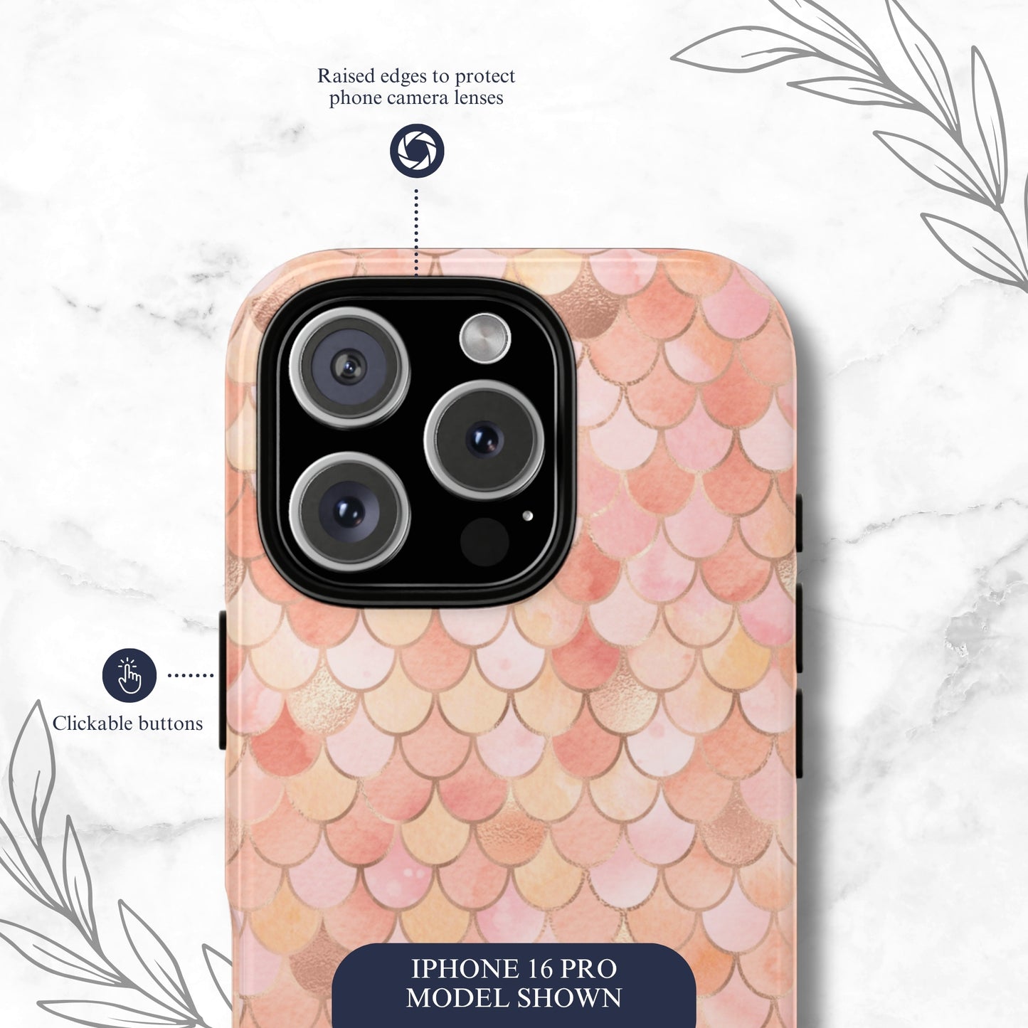 Mermaid Scales - iPhone Case Phone Case-aesthetic phone case-shockproof phone case-cute phone case-designer phone case-elegant phone case-luxury phone case-phone accessories-fashion accessory