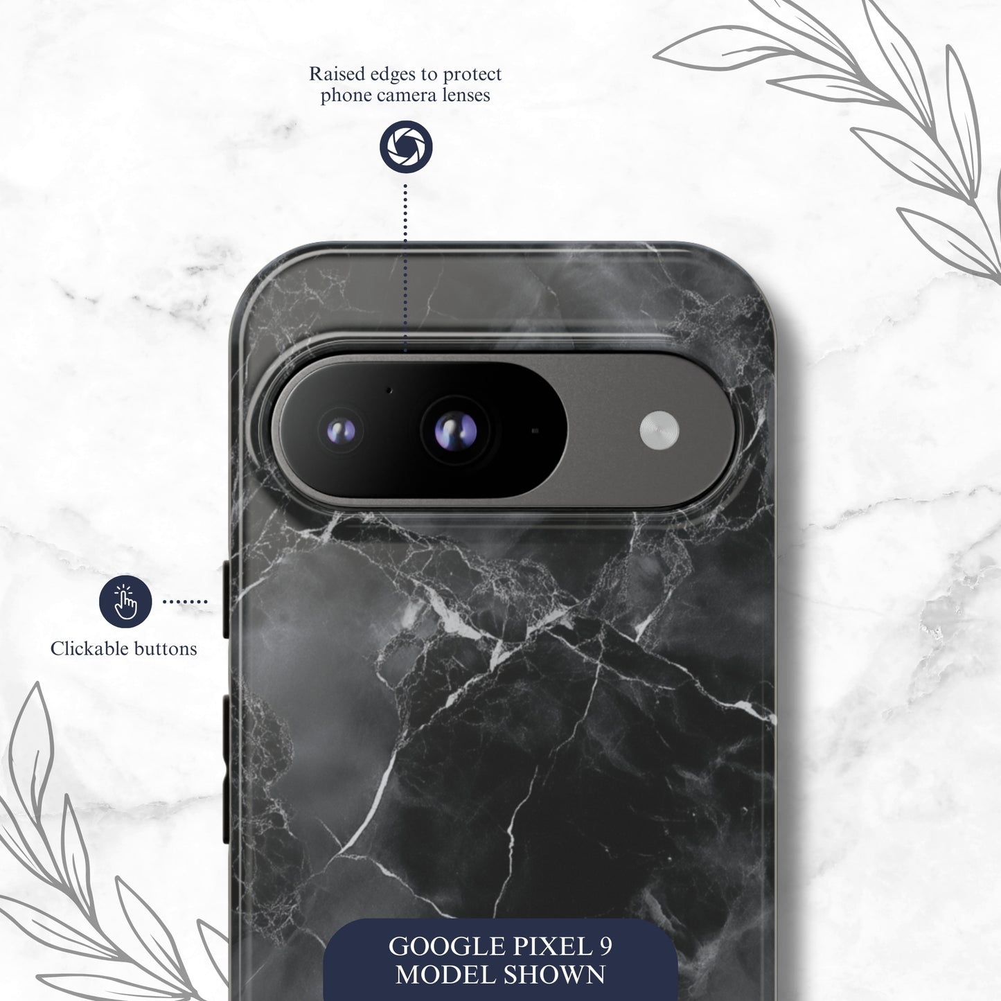 Obsidian - Google Pixel Case Phone Case-aesthetic phone case-shockproof phone case-cute phone case-designer phone case-elegant phone case-luxury phone case-phone accessories-fashion accessory