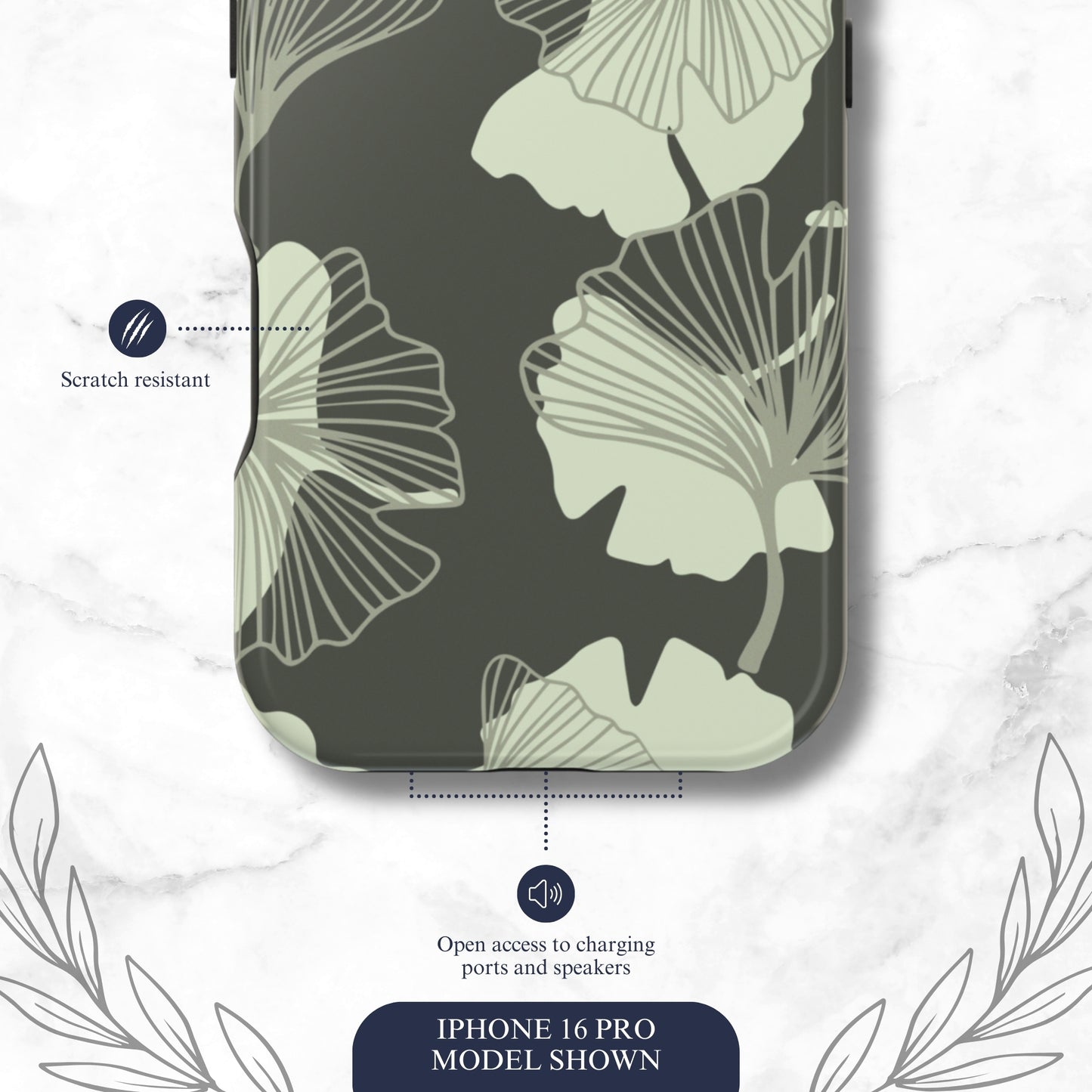 Wilted Presence - Magsafe iPhone Case Phone Case-aesthetic phone case-shockproof phone case-cute phone case-designer phone case-elegant phone case-luxury phone case-phone accessories-fashion accessory