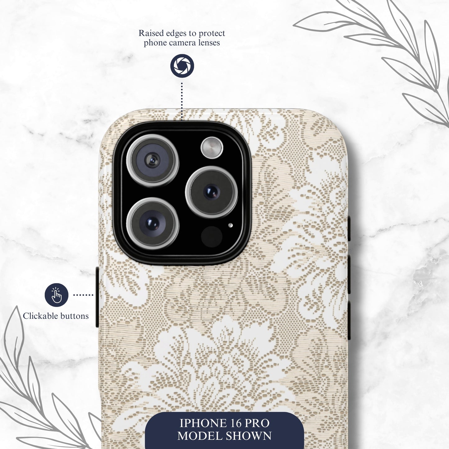 Keepsake Lace - iPhone Case Phone Case-aesthetic phone case-shockproof phone case-cute phone case-designer phone case-elegant phone case-luxury phone case-phone accessories-fashion accessory