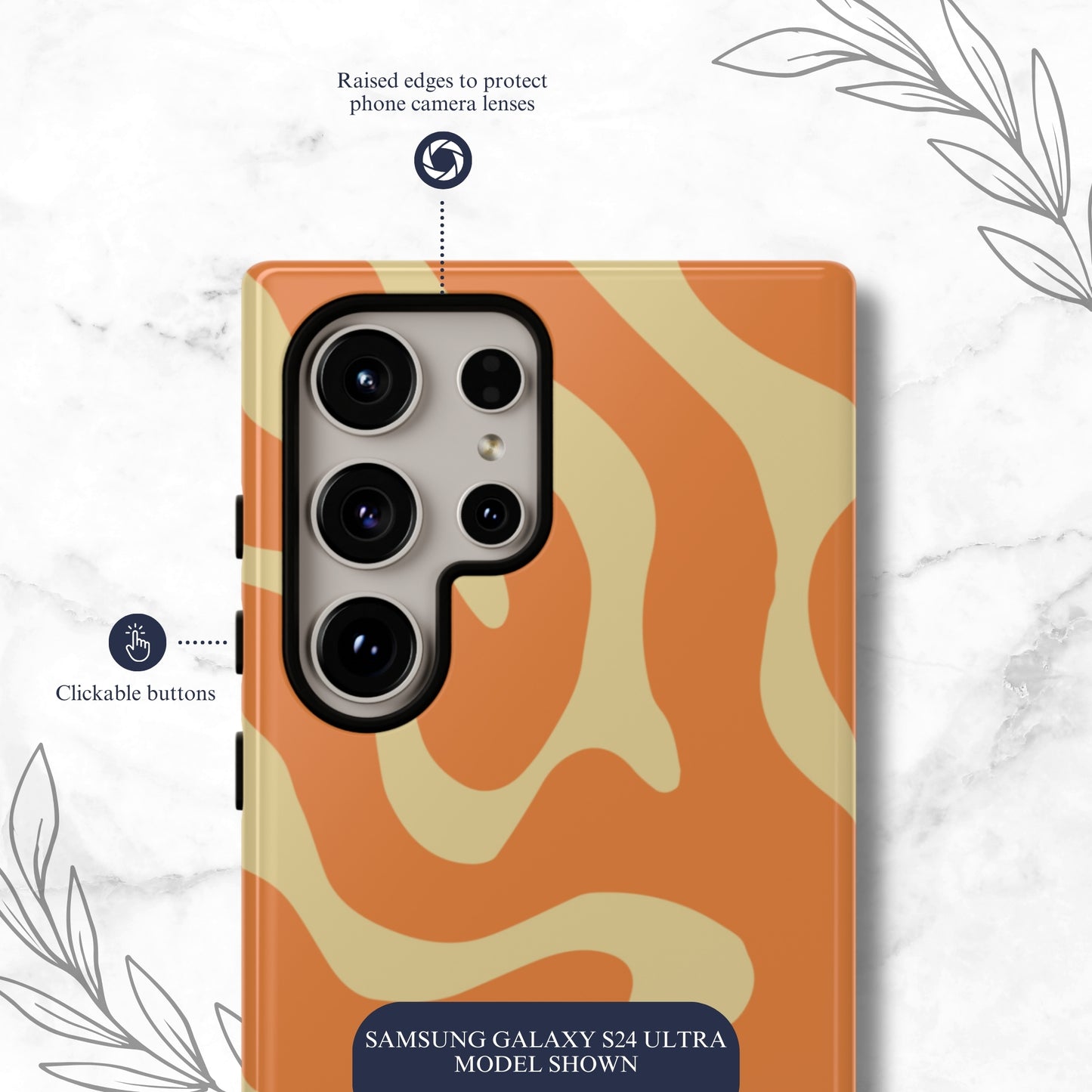 Marmalade Mellow - Samsung Galaxy Case Phone Case-aesthetic phone case-shockproof phone case-cute phone case-designer phone case-elegant phone case-luxury phone case-phone accessories-fashion accessory