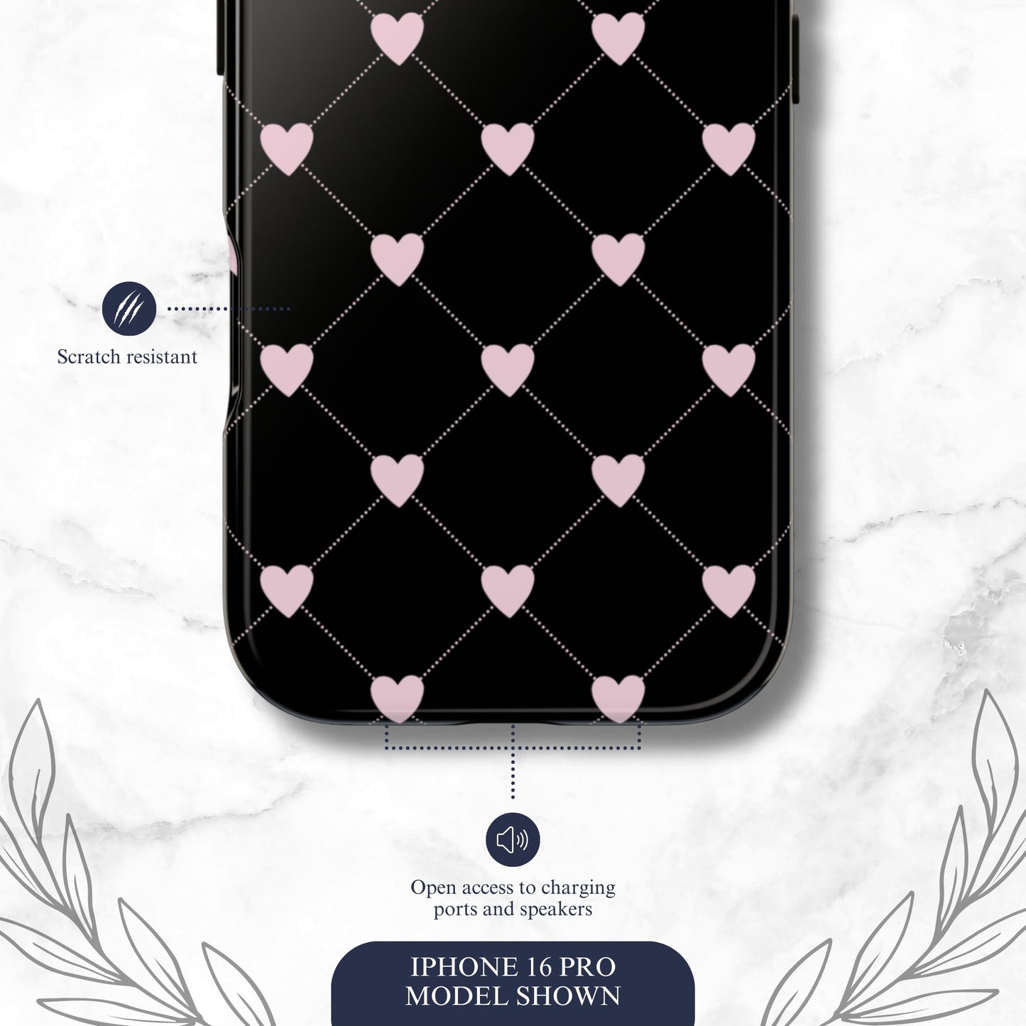 Dark Romance - iPhone Case Phone Case-aesthetic phone case-shockproof phone case-cute phone case-designer phone case-elegant phone case-luxury phone case-phone accessories-fashion accessory