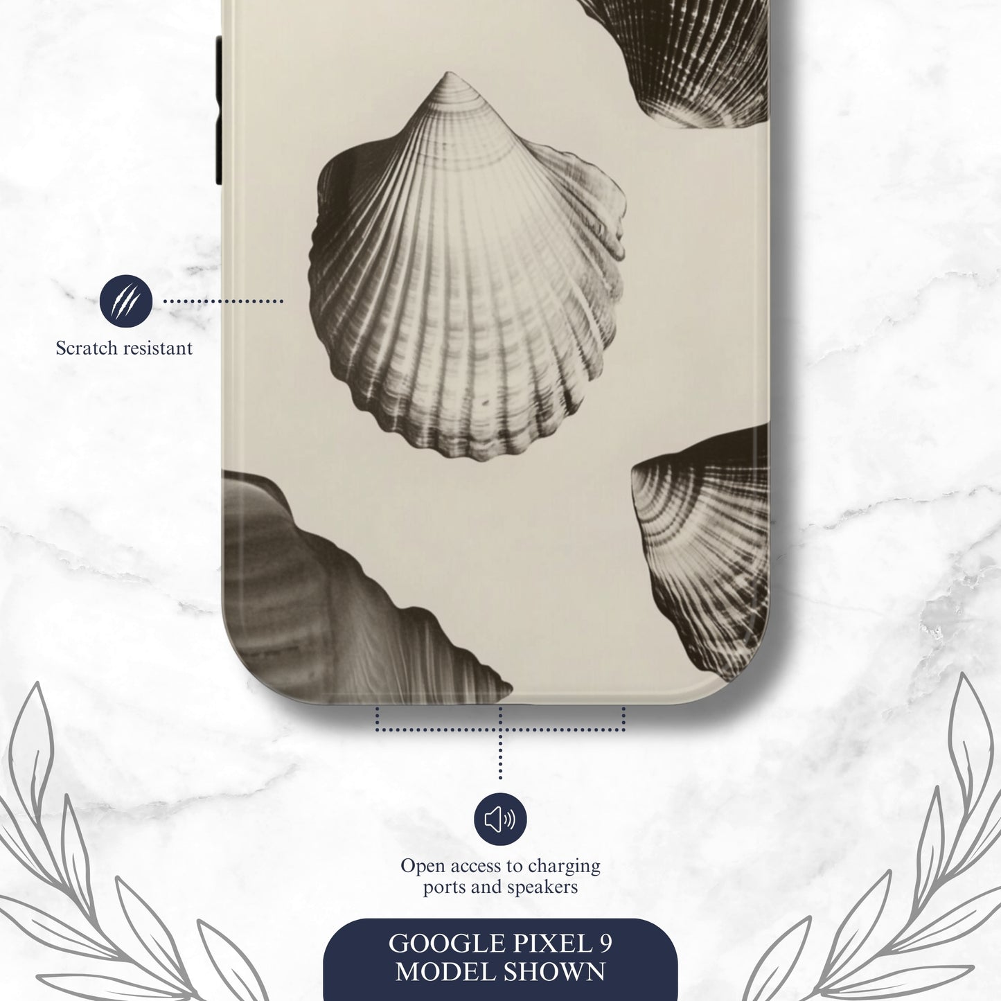 Ocean Whisper - Google Pixel Case Phone Case-aesthetic phone case-shockproof phone case-cute phone case-designer phone case-elegant phone case-luxury phone case-phone accessories-fashion accessory