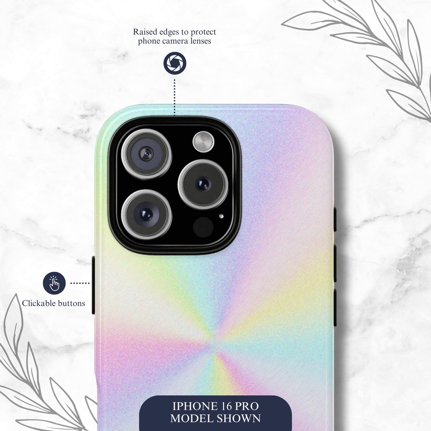 Rainbow Prism - iPhone Case Phone Case-aesthetic phone case-shockproof phone case-cute phone case-designer phone case-elegant phone case-luxury phone case-phone accessories-fashion accessory