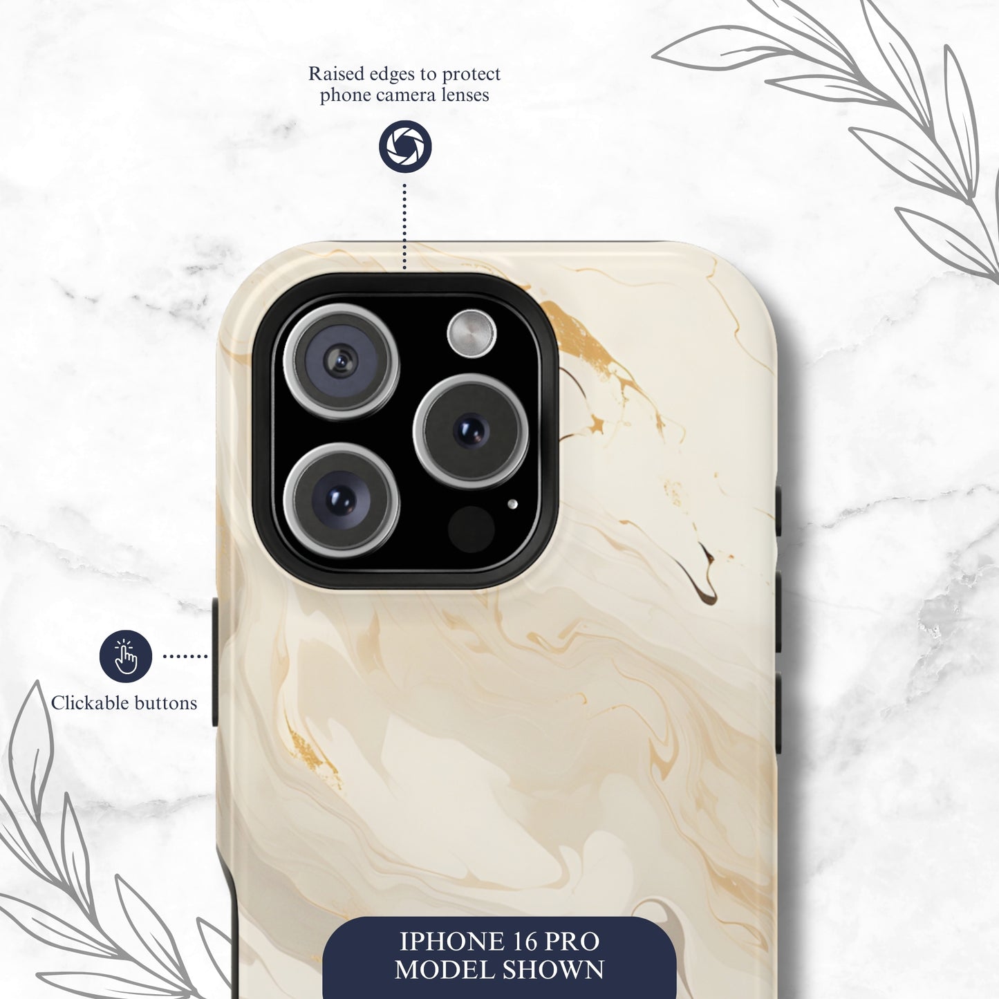 Double Cream - Magsafe iPhone Case Phone Case-aesthetic phone case-shockproof phone case-cute phone case-designer phone case-elegant phone case-luxury phone case-phone accessories-fashion accessory