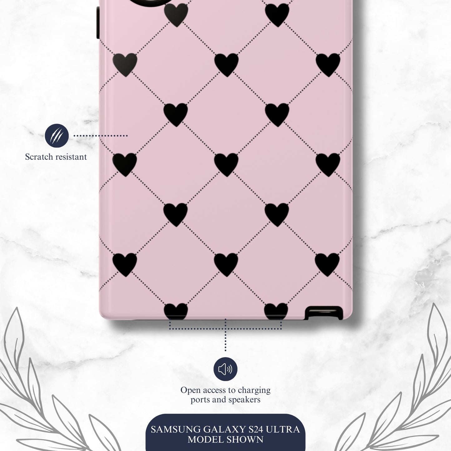 Love Quilt - Samsung Galaxy Case Phone Case-aesthetic phone case-shockproof phone case-cute phone case-designer phone case-elegant phone case-luxury phone case-phone accessories-fashion accessory