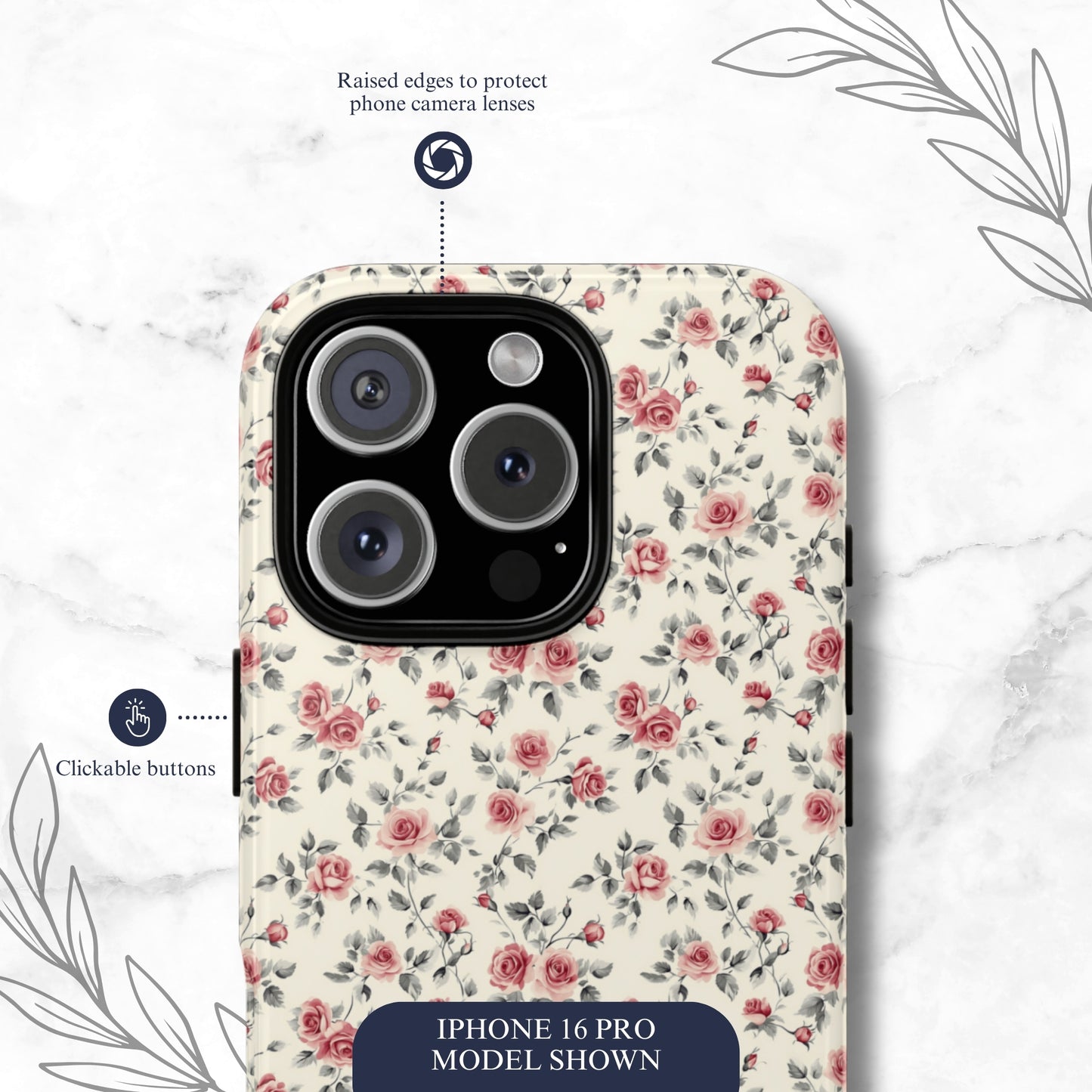 Cottage Charm - iPhone Case Phone Case-aesthetic phone case-shockproof phone case-cute phone case-designer phone case-elegant phone case-luxury phone case-phone accessories-fashion accessory
