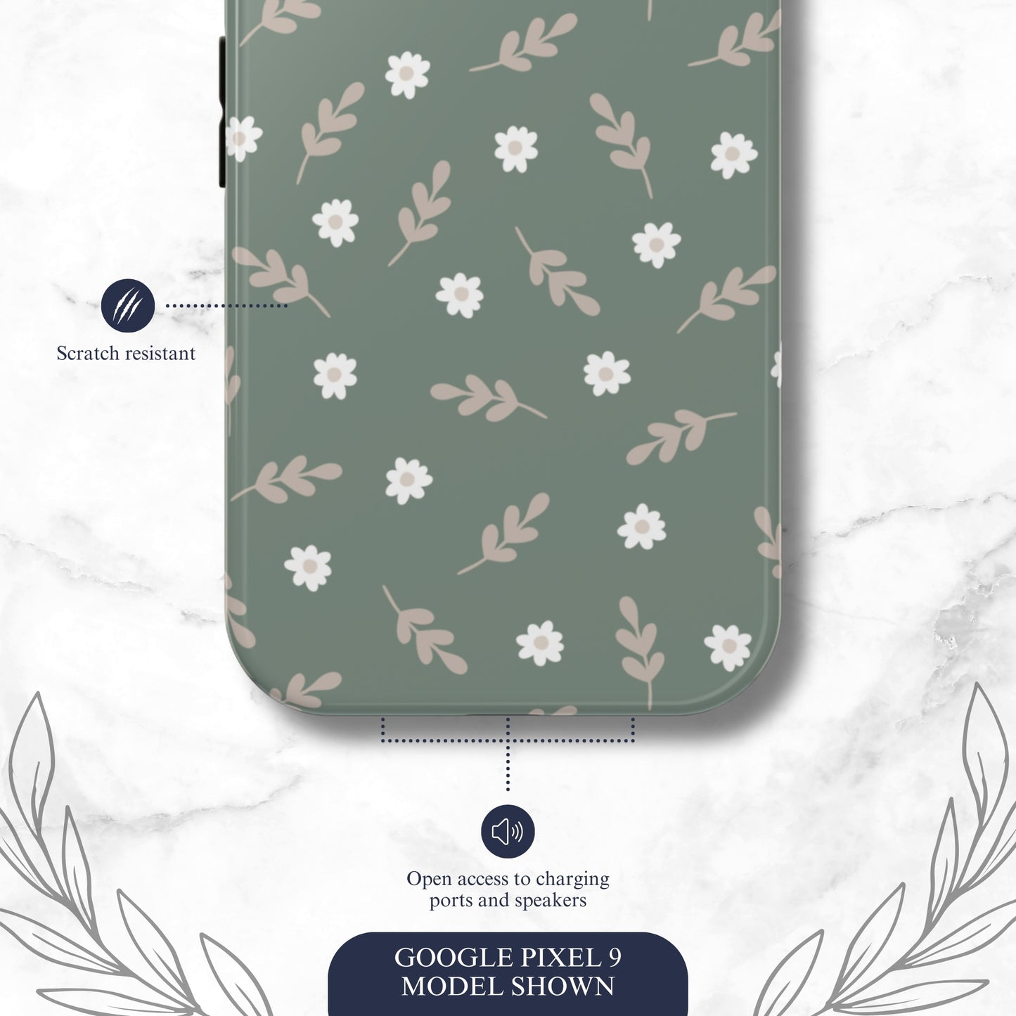 Sage - Google Pixel Case Phone Case-aesthetic phone case-shockproof phone case-cute phone case-designer phone case-elegant phone case-luxury phone case-phone accessories-fashion accessory