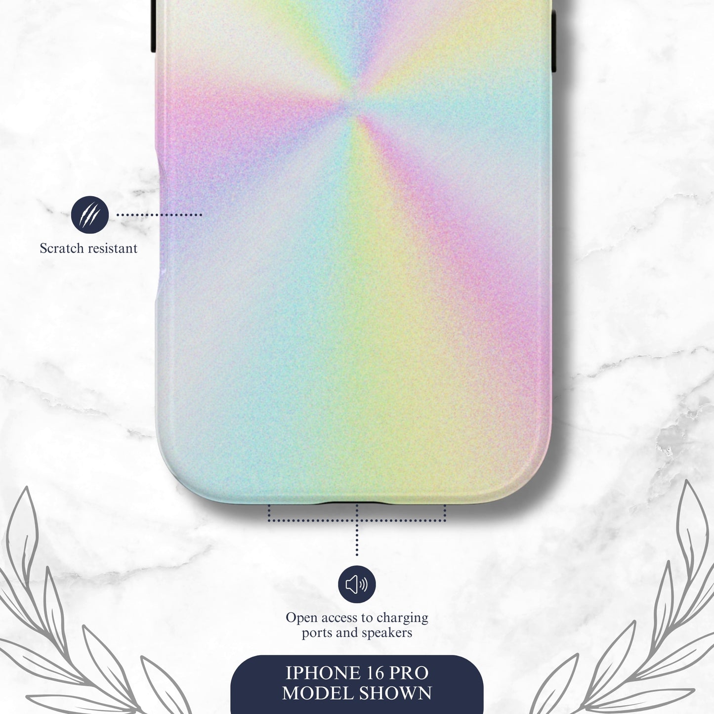 Rainbow Prism - iPhone Case Phone Case-aesthetic phone case-shockproof phone case-cute phone case-designer phone case-elegant phone case-luxury phone case-phone accessories-fashion accessory
