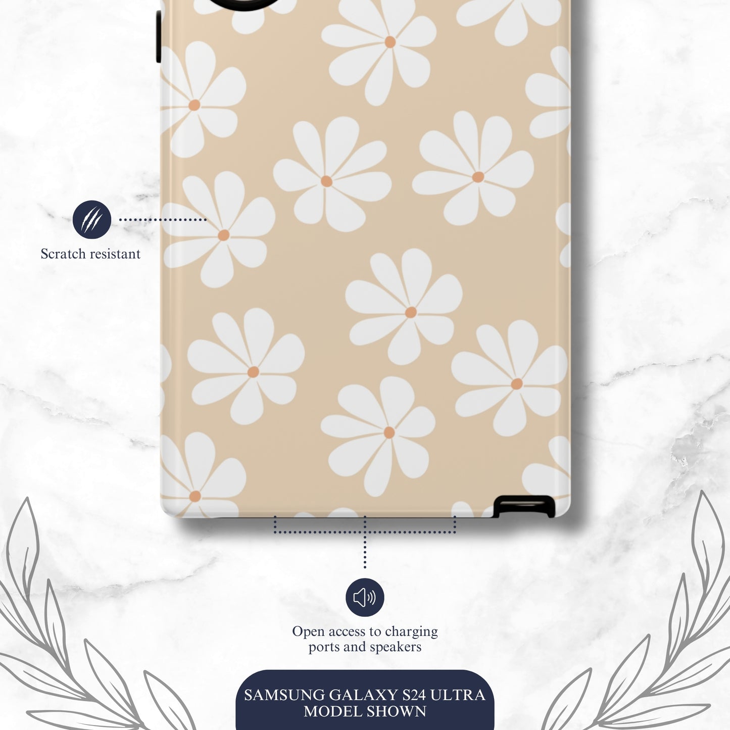Bare Bloom - Samsung Galaxy Case Phone Case-aesthetic phone case-shockproof phone case-cute phone case-designer phone case-elegant phone case-luxury phone case-phone accessories-fashion accessory