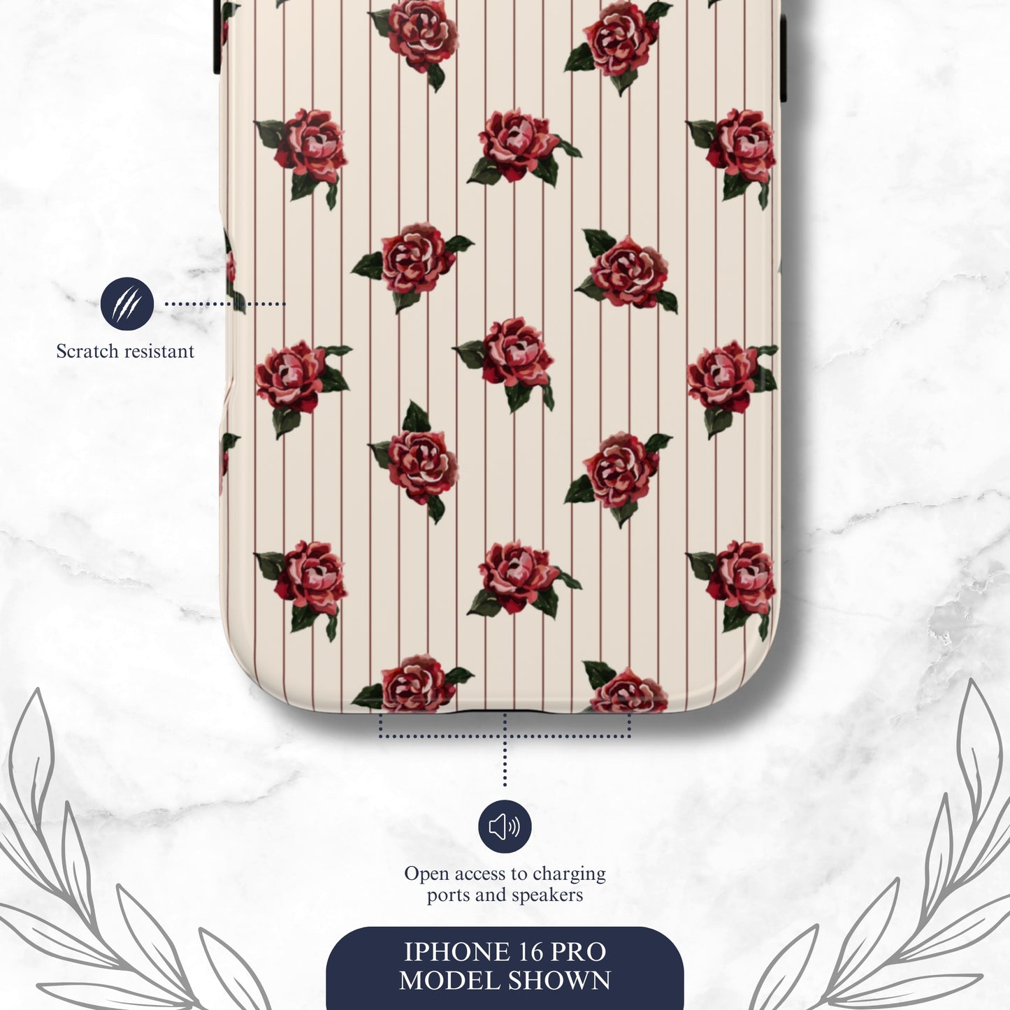 Afternoon Affair - iPhone Case Phone Case-aesthetic phone case-shockproof phone case-cute phone case-designer phone case-elegant phone case-luxury phone case-phone accessories-fashion accessory