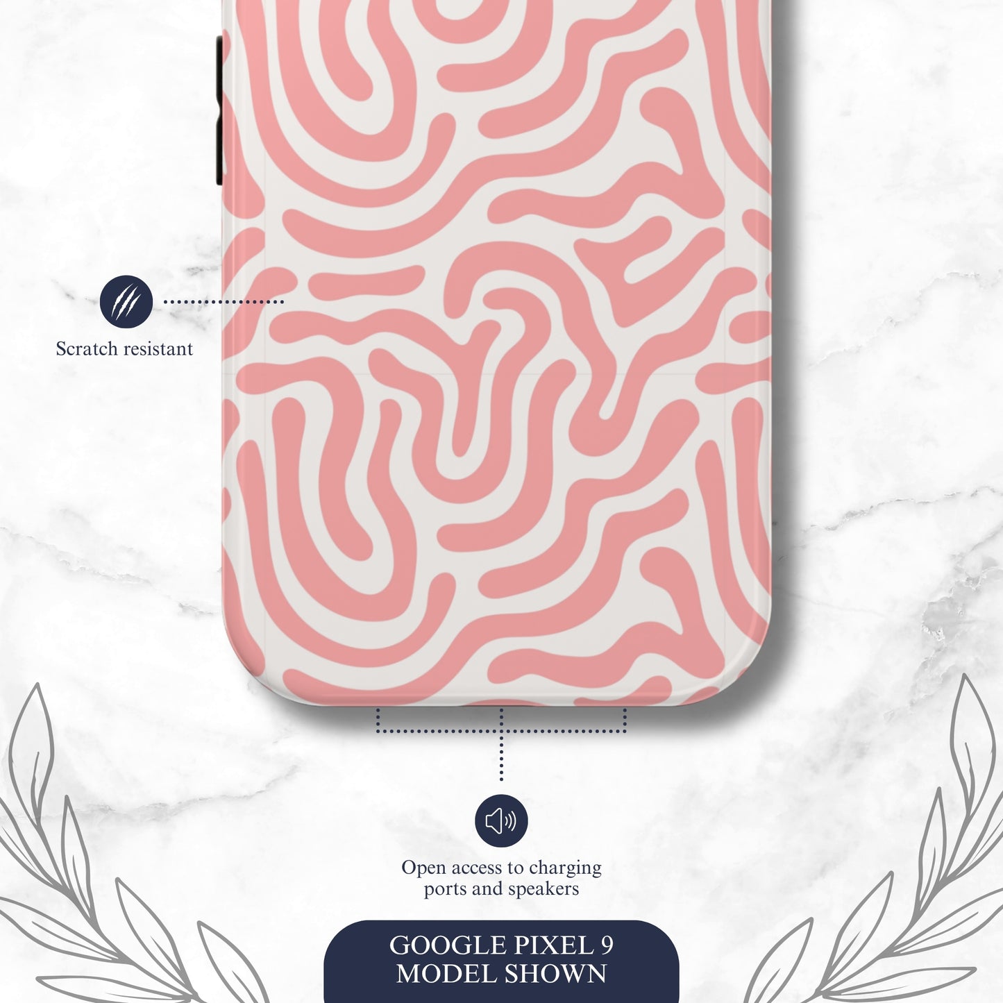 Strawberry Sundae - Google Pixel Case Phone Case-aesthetic phone case-shockproof phone case-cute phone case-designer phone case-elegant phone case-luxury phone case-phone accessories-fashion accessory