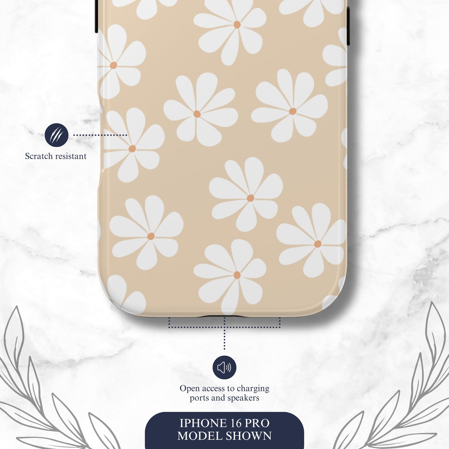 Bare Bloom - iPhone Case Phone Case-aesthetic phone case-shockproof phone case-cute phone case-designer phone case-elegant phone case-luxury phone case-phone accessories-fashion accessory