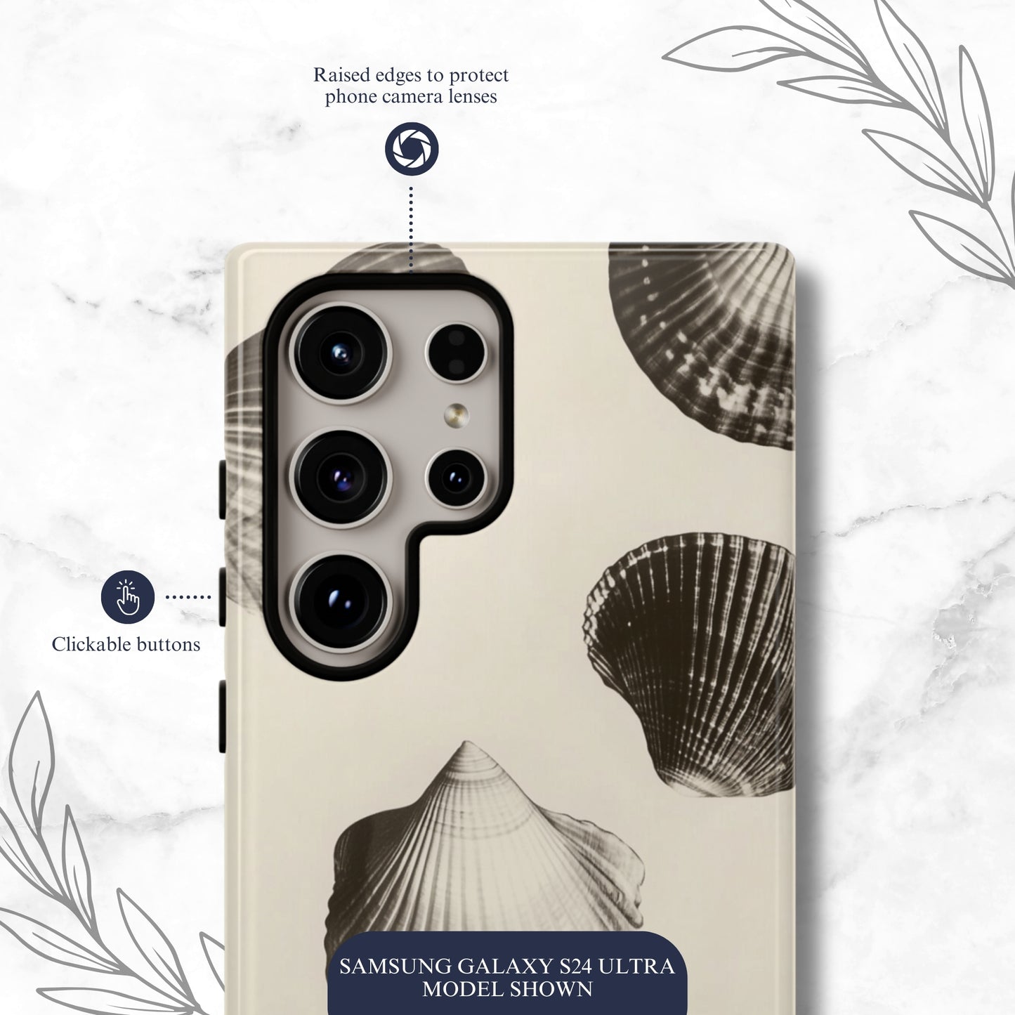 Ocean Whisper - Samsung Galaxy Case Phone Case-aesthetic phone case-shockproof phone case-cute phone case-designer phone case-elegant phone case-luxury phone case-phone accessories-fashion accessory