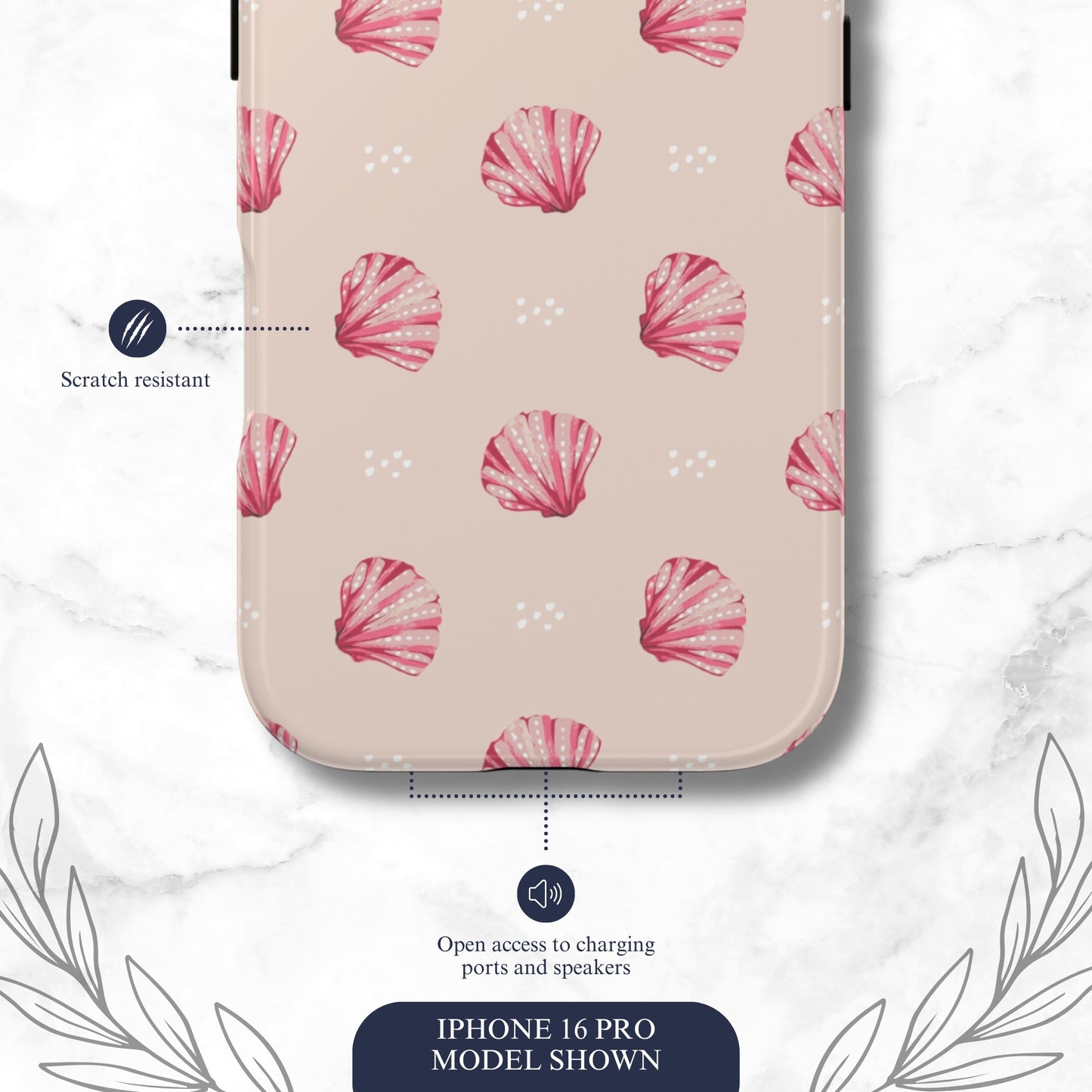Coastal Vacation - iPhone Case Phone Case-aesthetic phone case-shockproof phone case-cute phone case-designer phone case-elegant phone case-luxury phone case-phone accessories-fashion accessory