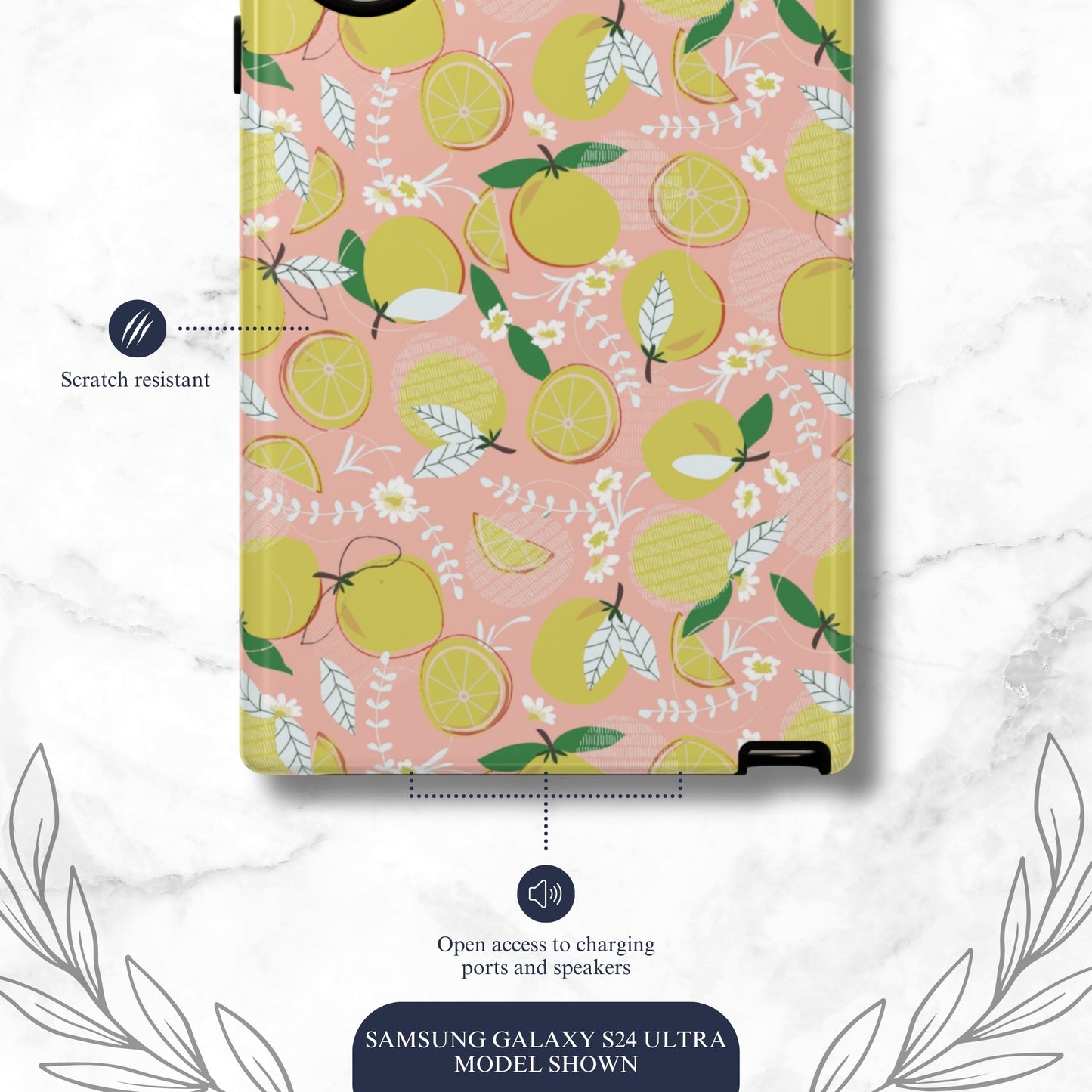 Pink Lemonade - Samsung Galaxy Case Phone Case-aesthetic phone case-shockproof phone case-cute phone case-designer phone case-elegant phone case-luxury phone case-phone accessories-fashion accessory
