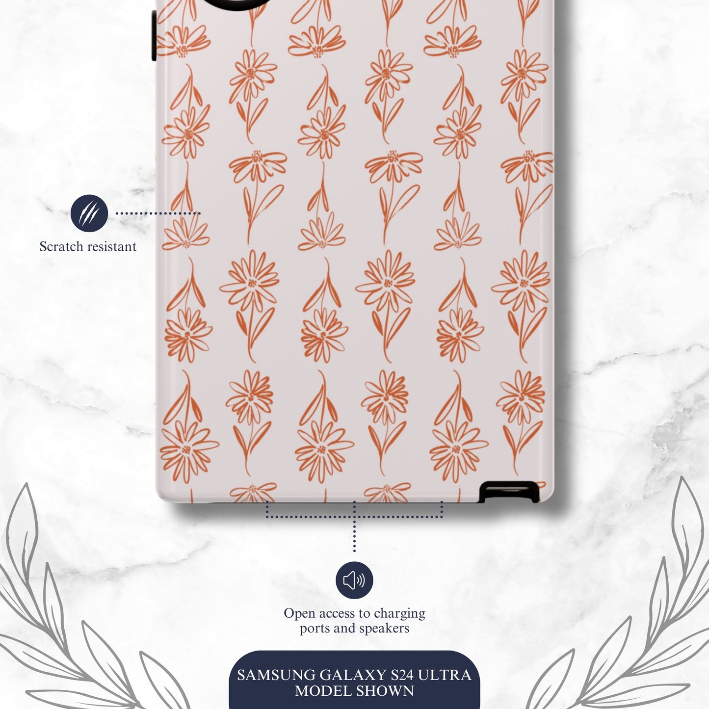 Terracotta - Samsung Galaxy Case Phone Case-aesthetic phone case-shockproof phone case-cute phone case-designer phone case-elegant phone case-luxury phone case-phone accessories-fashion accessory