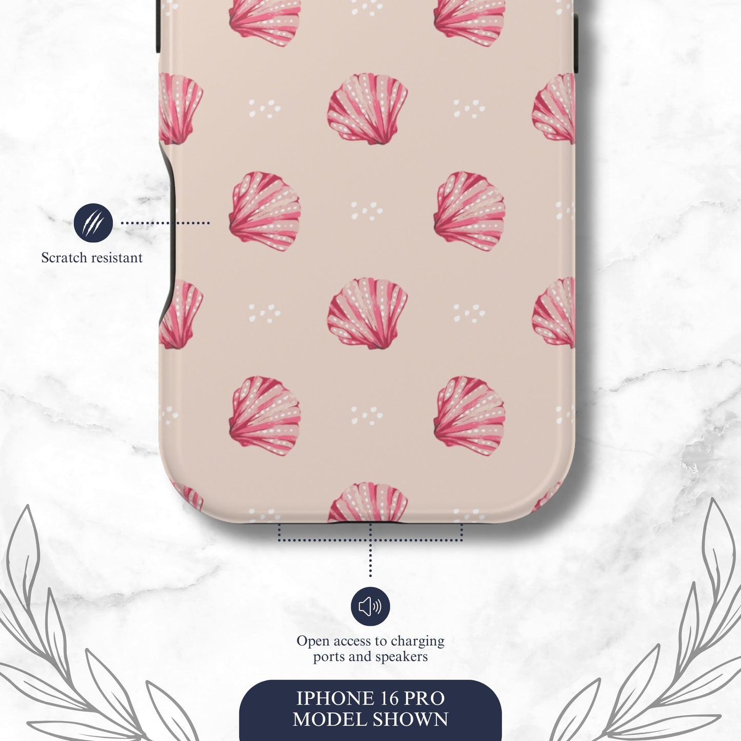 Coastal Vacation - Magsafe iPhone Case Phone Case-aesthetic phone case-shockproof phone case-cute phone case-designer phone case-elegant phone case-luxury phone case-phone accessories-fashion accessory