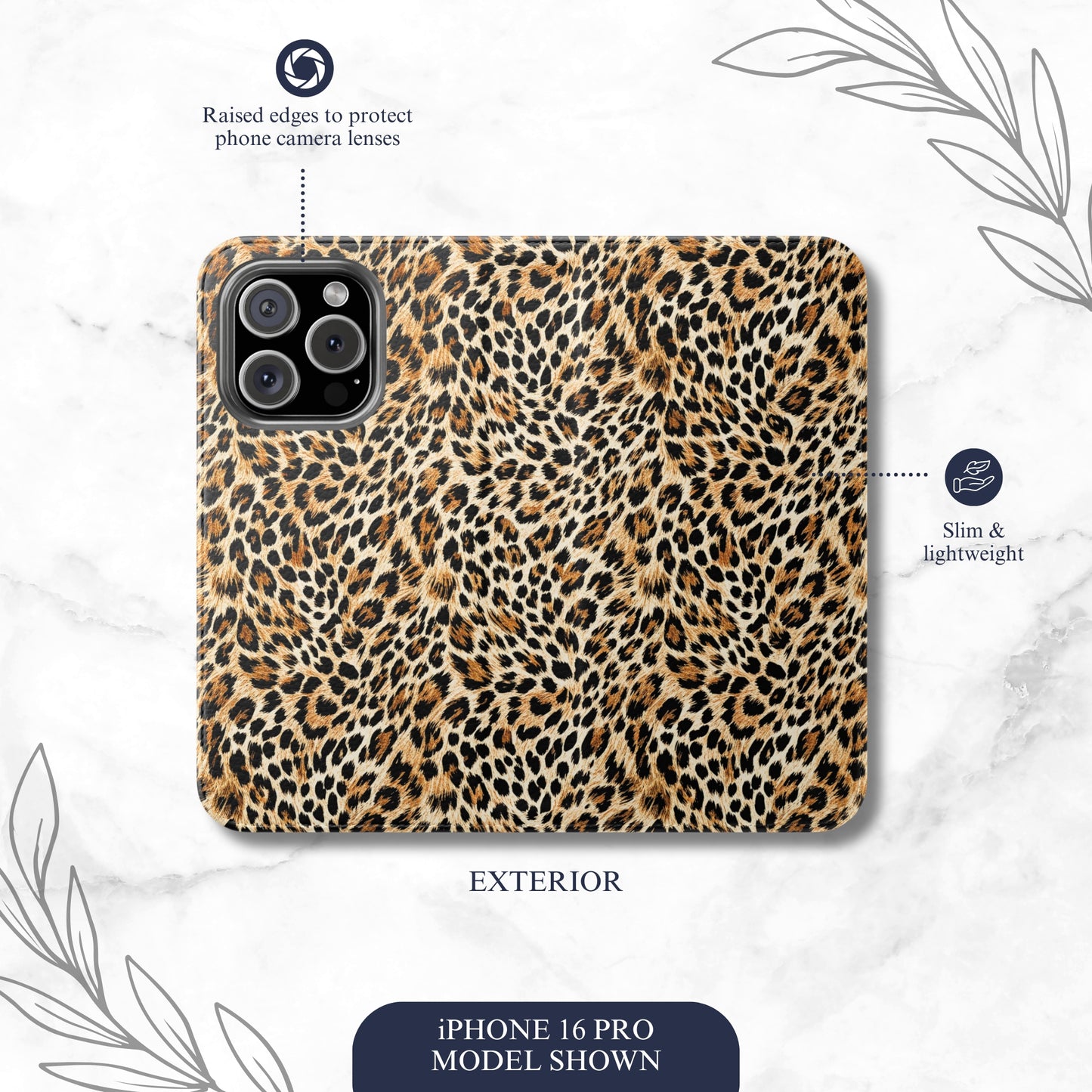 Catwalk - iPhone Flip Case Wallet, Leather Folio Case Phone Case-aesthetic phone case-shockproof phone case-cute phone case-designer phone case-elegant phone case-luxury phone case-phone accessories-fashion accessory