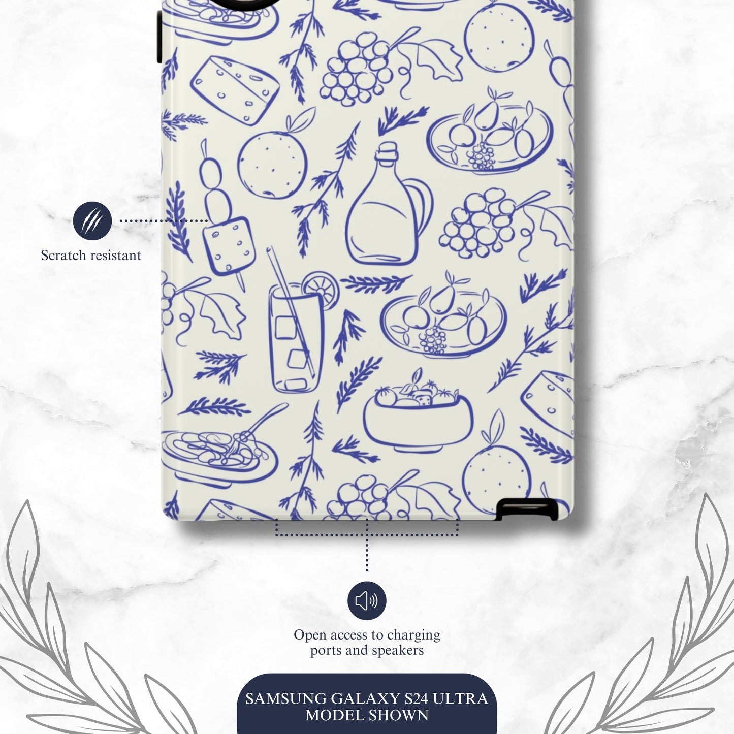 Foodie - Samsung Galaxy Case Phone Case-aesthetic phone case-shockproof phone case-cute phone case-designer phone case-elegant phone case-luxury phone case-phone accessories-fashion accessory