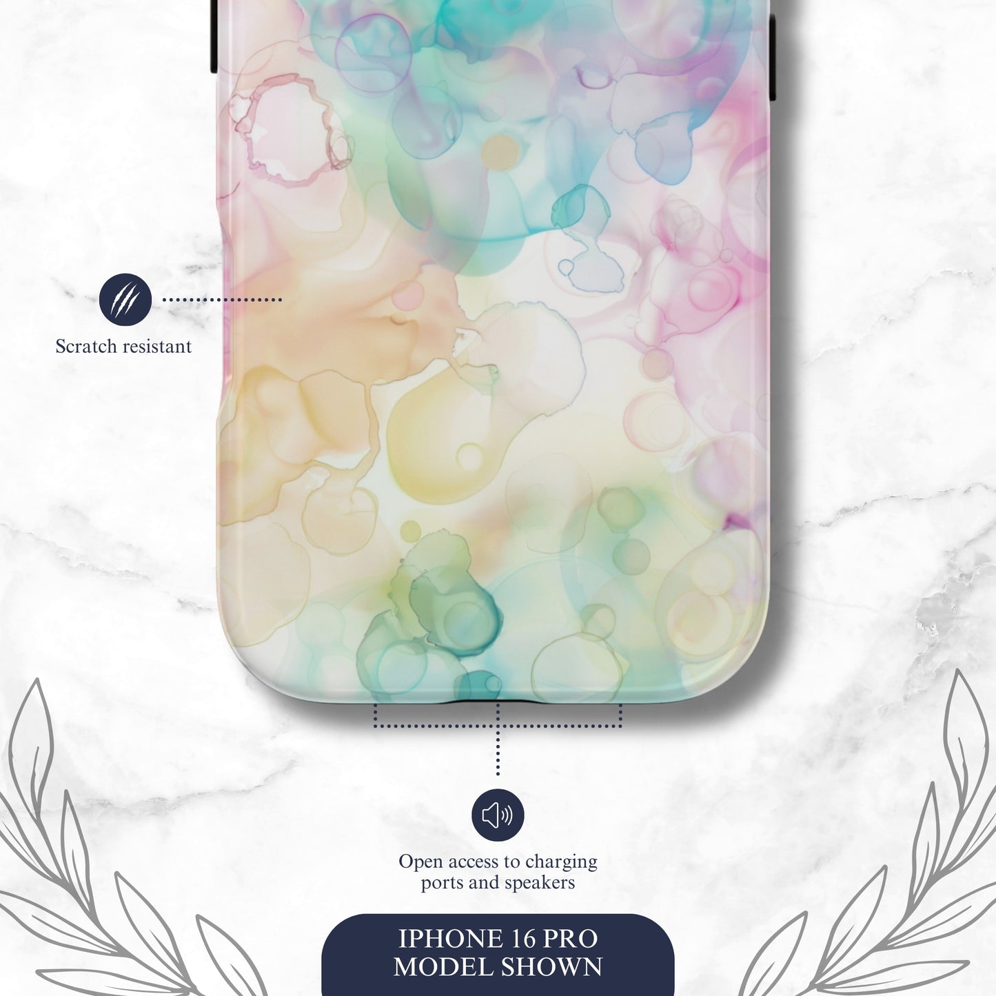 Bubble Bath - iPhone Case Phone Case-aesthetic phone case-shockproof phone case-cute phone case-designer phone case-elegant phone case-luxury phone case-phone accessories-fashion accessory
