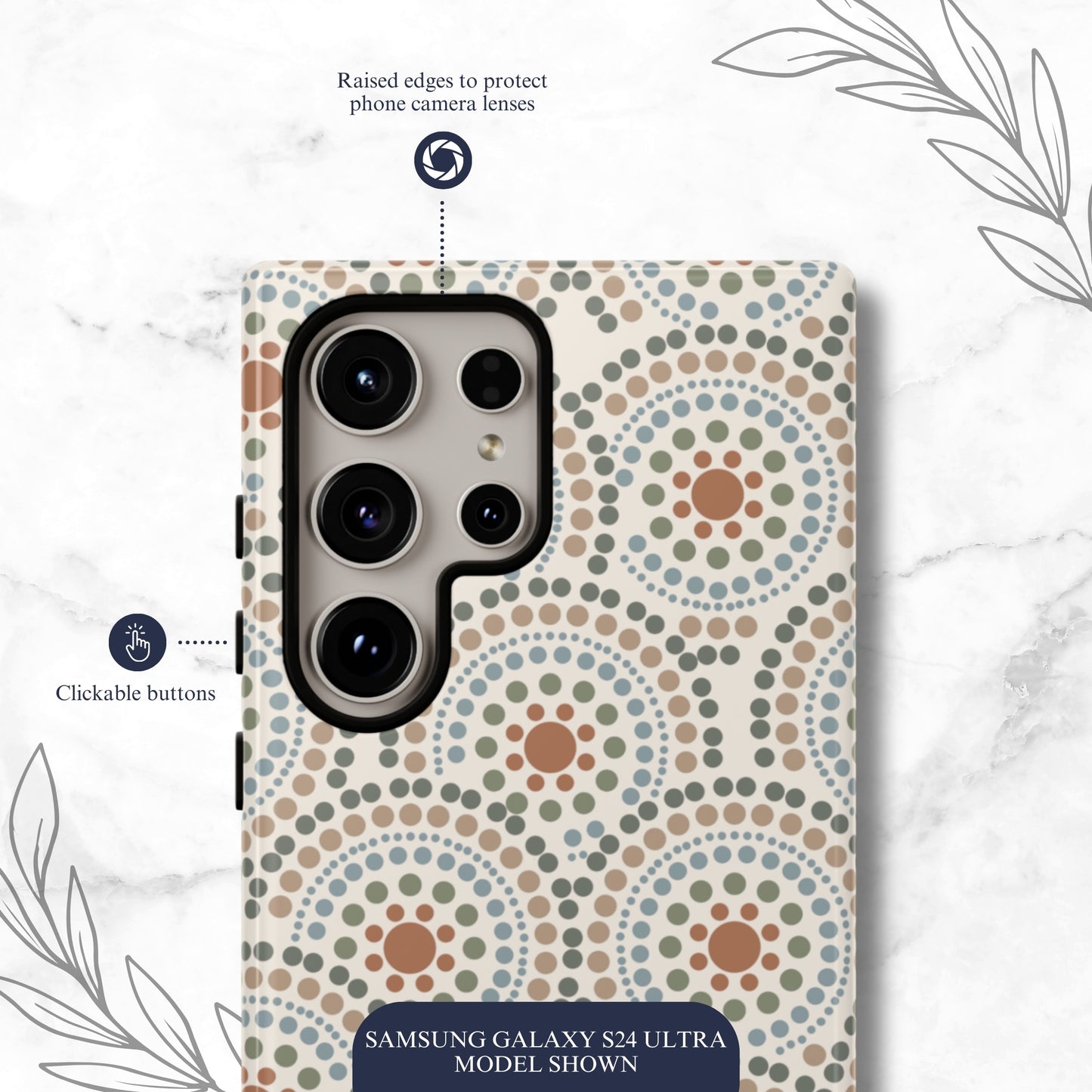 Mandala Rhythm - Samsung Galaxy Case Phone Case-aesthetic phone case-shockproof phone case-cute phone case-designer phone case-elegant phone case-luxury phone case-phone accessories-fashion accessory
