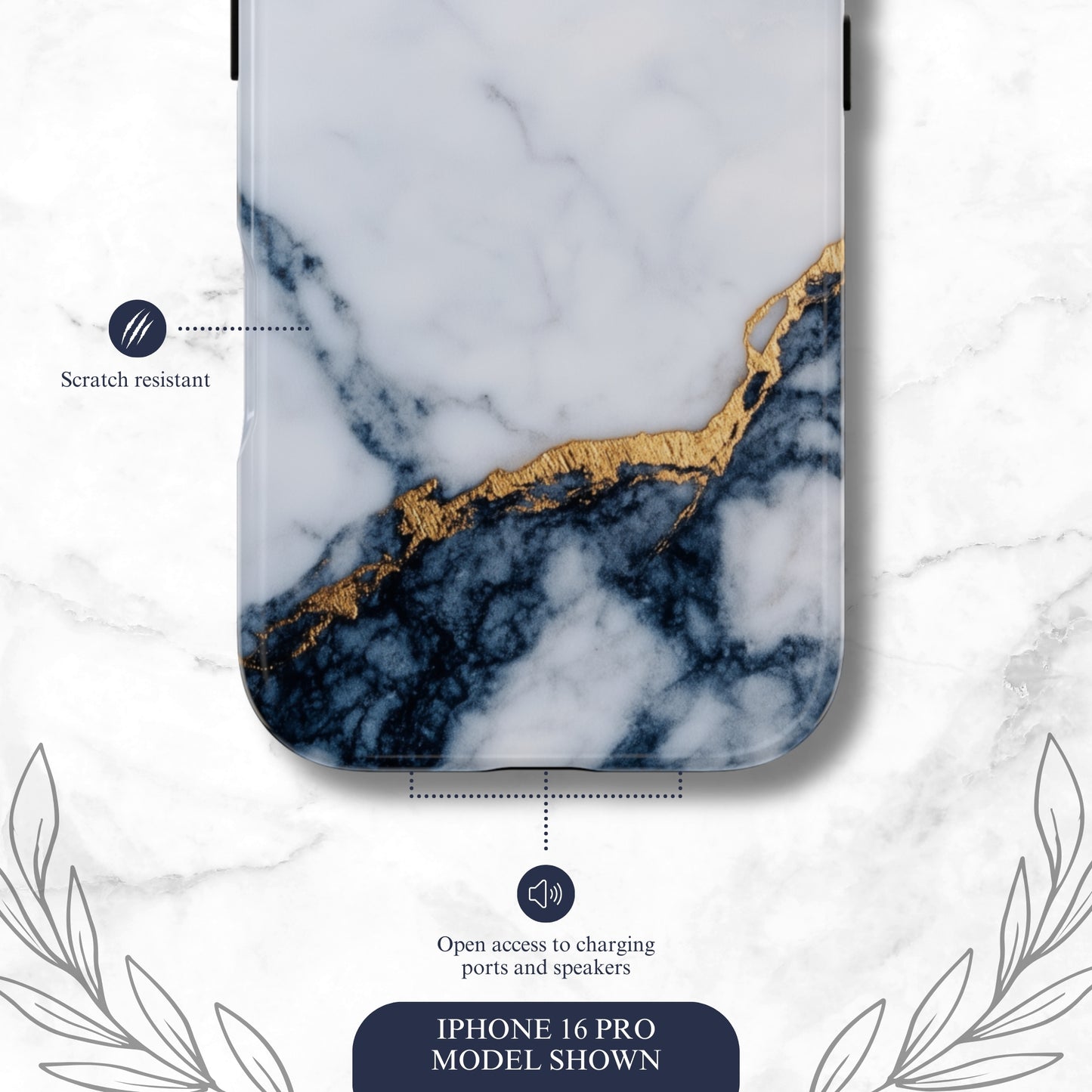 Azure Alloy - iPhone Case Phone Case-aesthetic phone case-shockproof phone case-cute phone case-designer phone case-elegant phone case-luxury phone case-phone accessories-fashion accessory