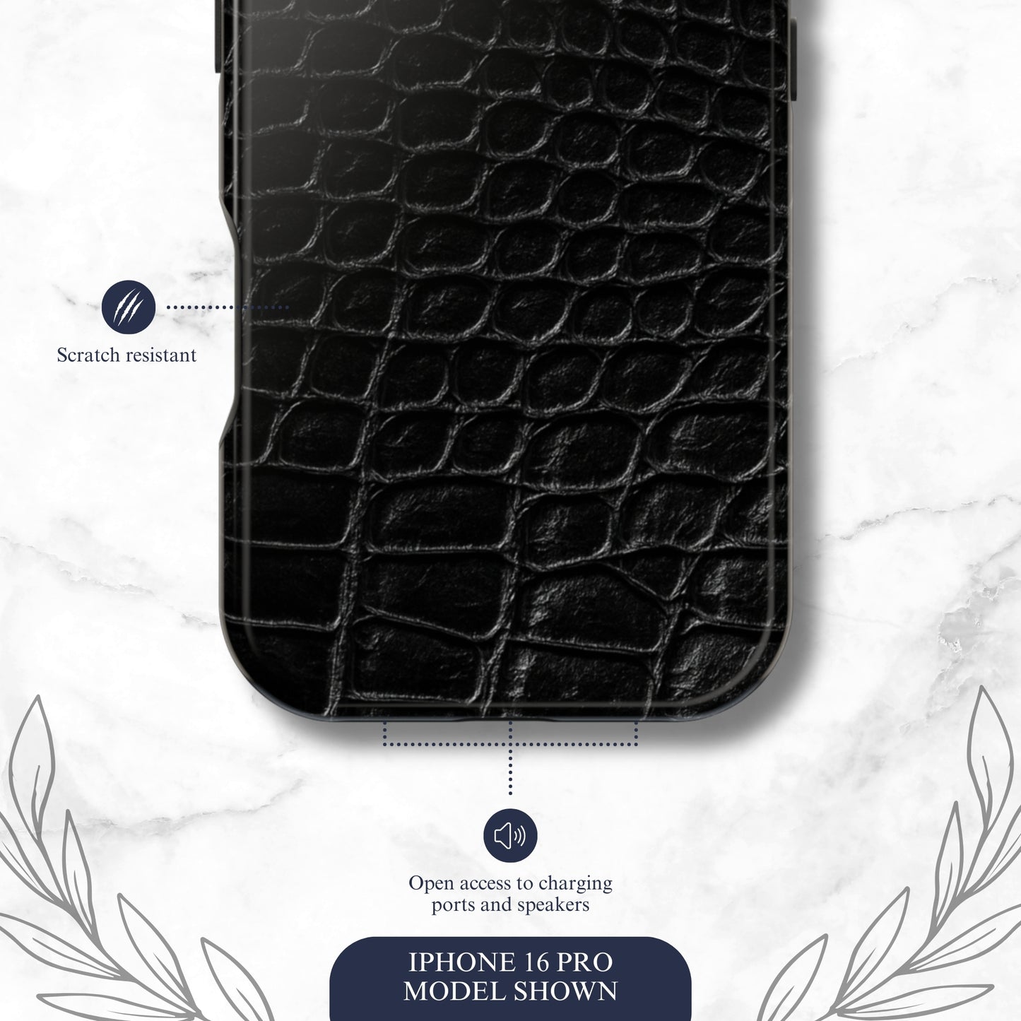 Black Viper - Magsafe iPhone Case Phone Case-aesthetic phone case-shockproof phone case-cute phone case-designer phone case-elegant phone case-luxury phone case-phone accessories-fashion accessory