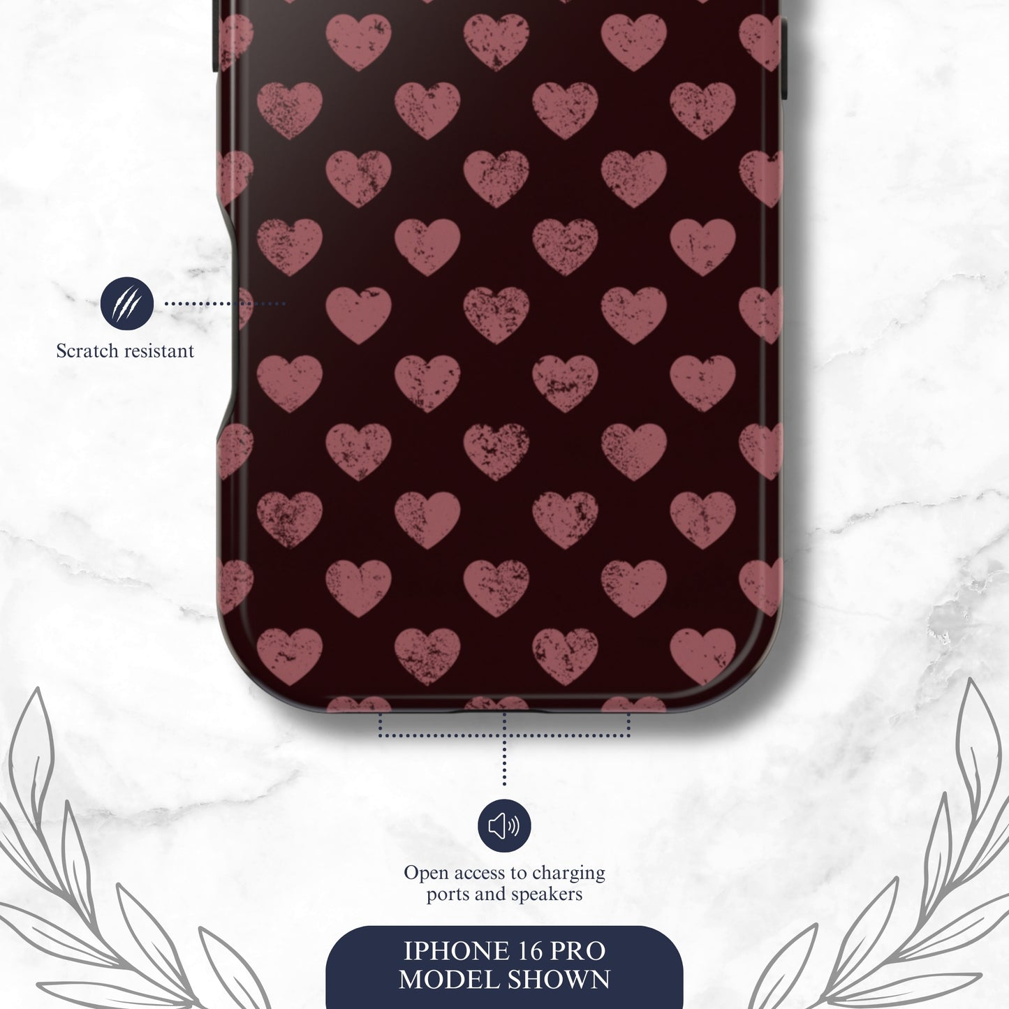 Velvet Vow - Magsafe iPhone Case Phone Case-aesthetic phone case-shockproof phone case-cute phone case-designer phone case-elegant phone case-luxury phone case-phone accessories-fashion accessory
