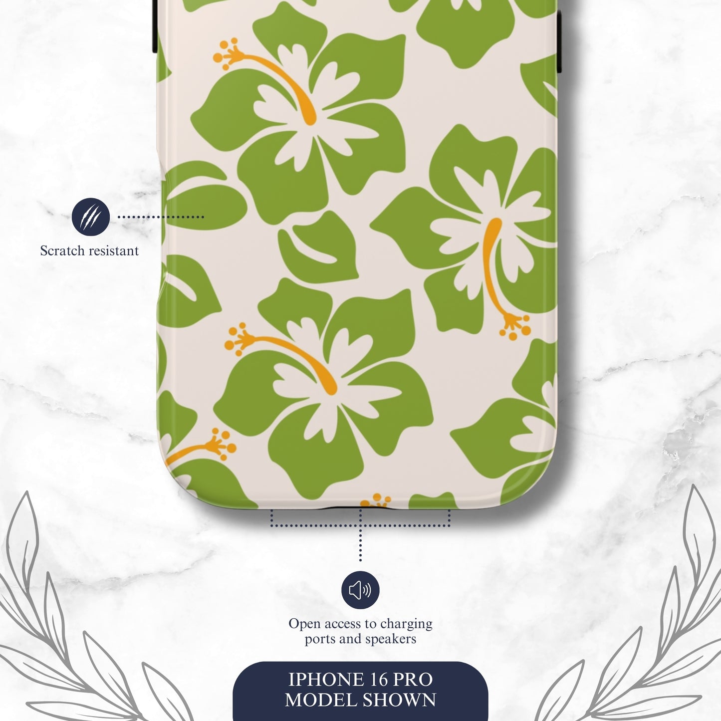 Blossom Bay - iPhone Case Phone Case-aesthetic phone case-shockproof phone case-cute phone case-designer phone case-elegant phone case-luxury phone case-phone accessories-fashion accessory