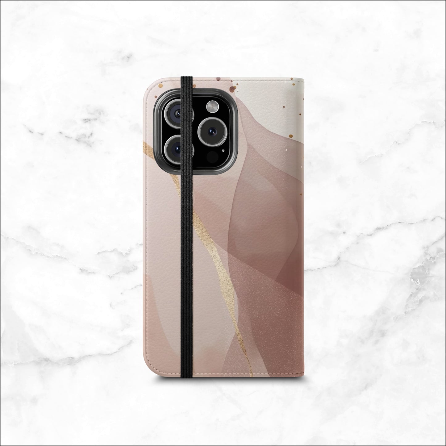Mirage - iPhone Flip Case Wallet, Leather Folio Case Phone Case-aesthetic phone case-shockproof phone case-cute phone case-designer phone case-elegant phone case-luxury phone case-phone accessories-fashion accessory