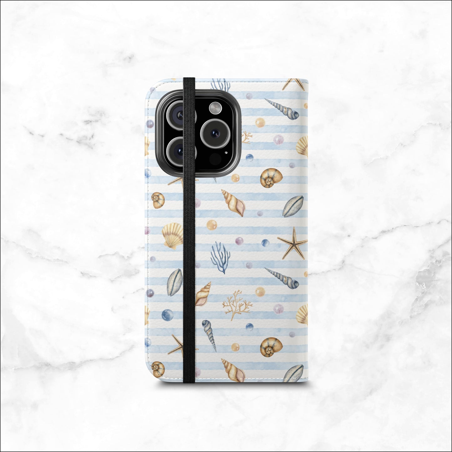 Beach Girl - iPhone Flip Case Wallet, Leather Folio Case Phone Case-aesthetic phone case-shockproof phone case-cute phone case-designer phone case-elegant phone case-luxury phone case-phone accessories-fashion accessory