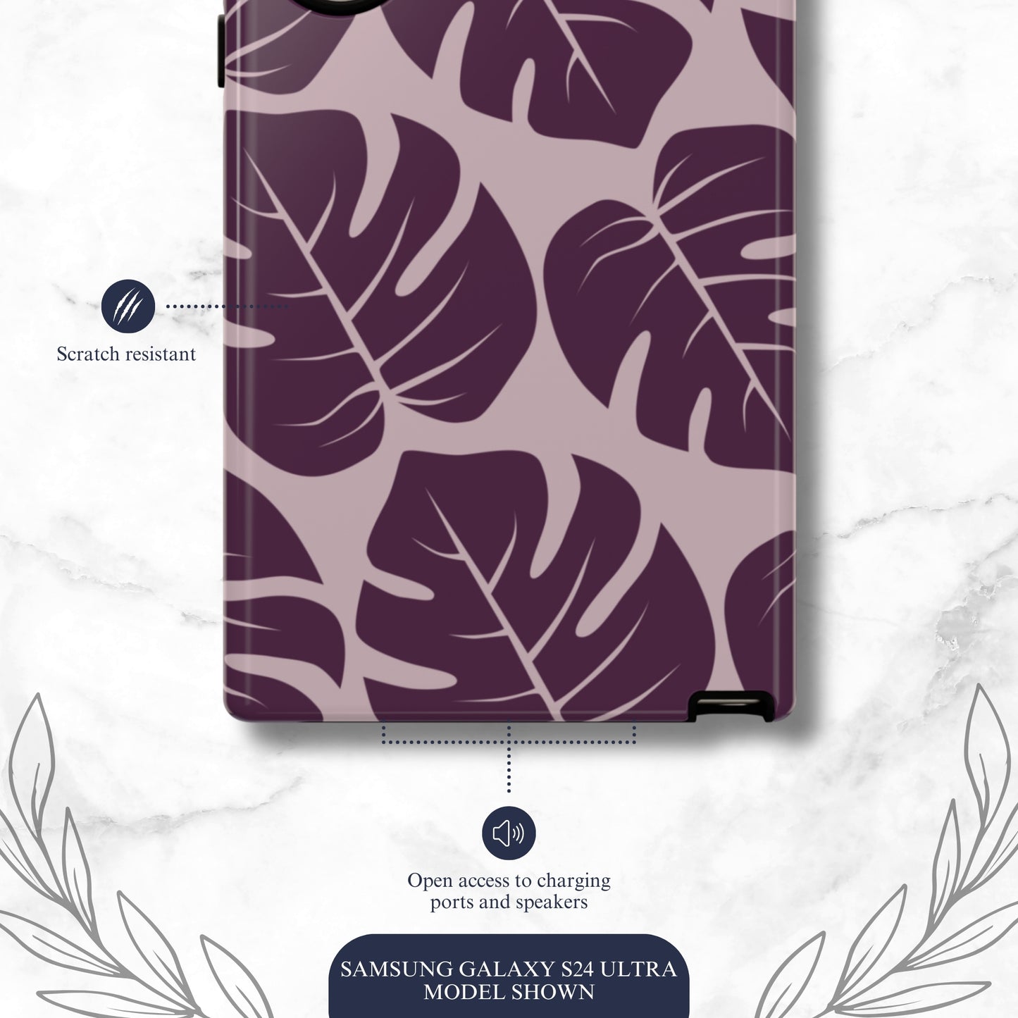 Lilac Wild - Samsung Galaxy Case Phone Case-aesthetic phone case-shockproof phone case-cute phone case-designer phone case-elegant phone case-luxury phone case-phone accessories-fashion accessory
