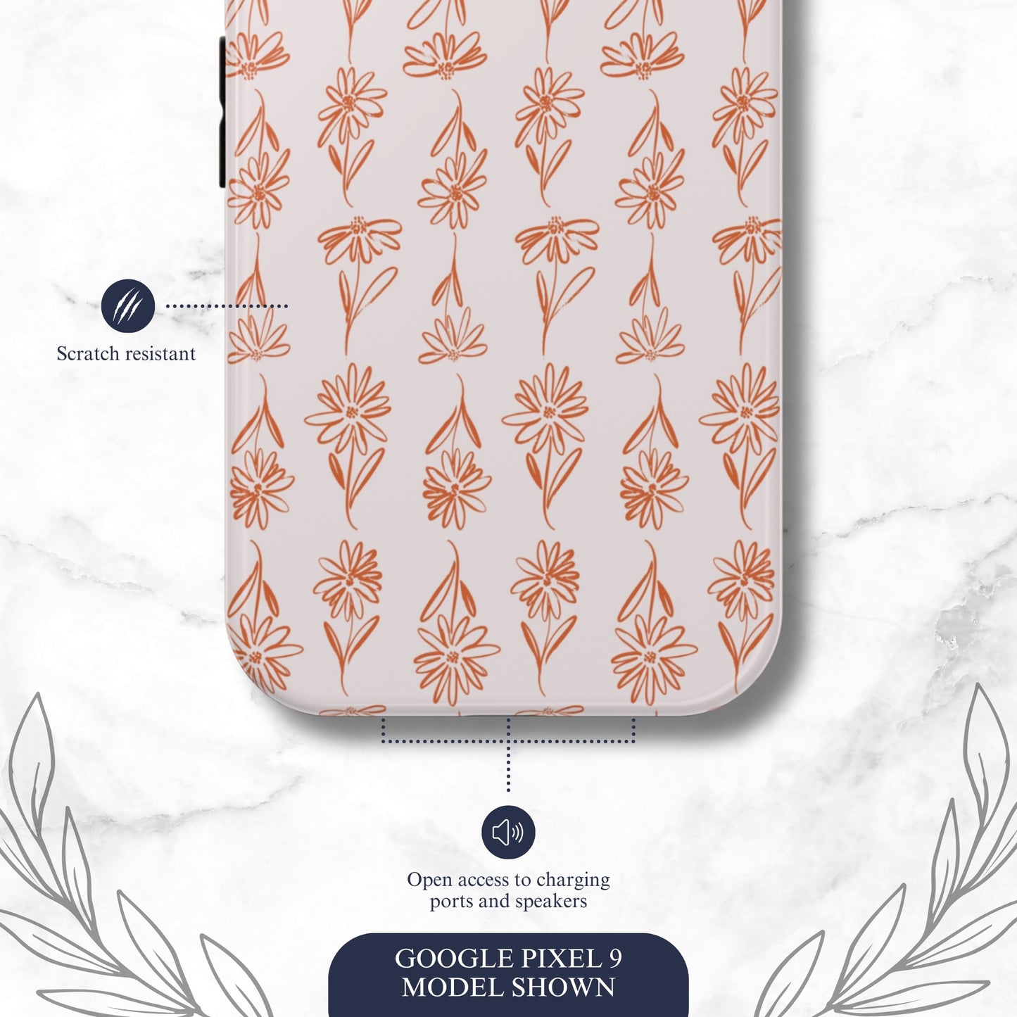 Terracotta - Google Pixel Case Phone Case-aesthetic phone case-shockproof phone case-cute phone case-designer phone case-elegant phone case-luxury phone case-phone accessories-fashion accessory