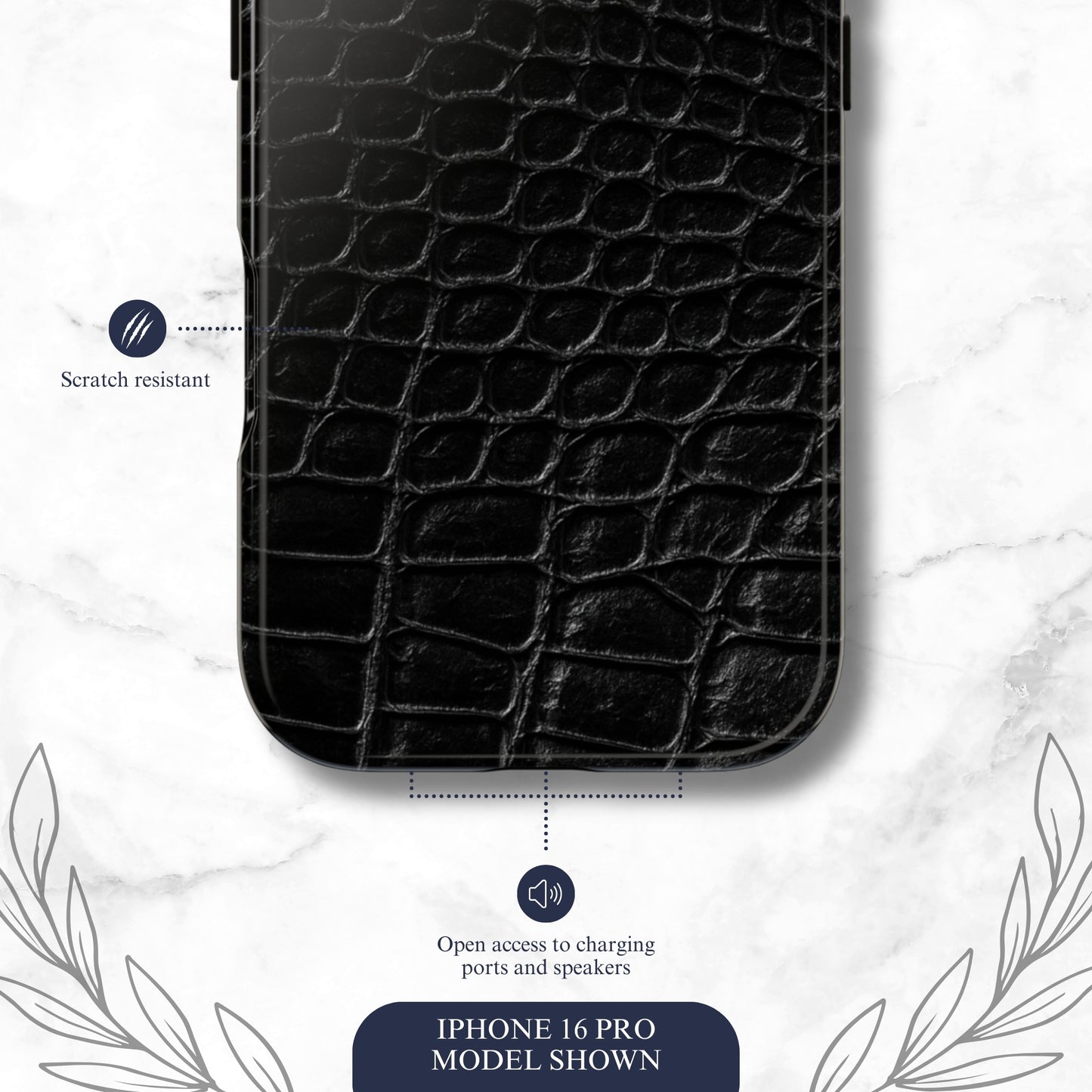 Black Viper - iPhone Case Phone Case-aesthetic phone case-shockproof phone case-cute phone case-designer phone case-elegant phone case-luxury phone case-phone accessories-fashion accessory
