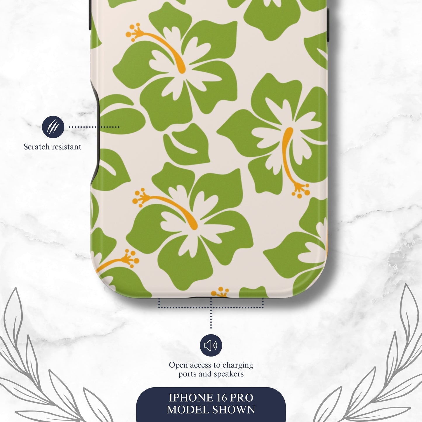 Blossom Bay - Magsafe iPhone Case Phone Case-aesthetic phone case-shockproof phone case-cute phone case-designer phone case-elegant phone case-luxury phone case-phone accessories-fashion accessory