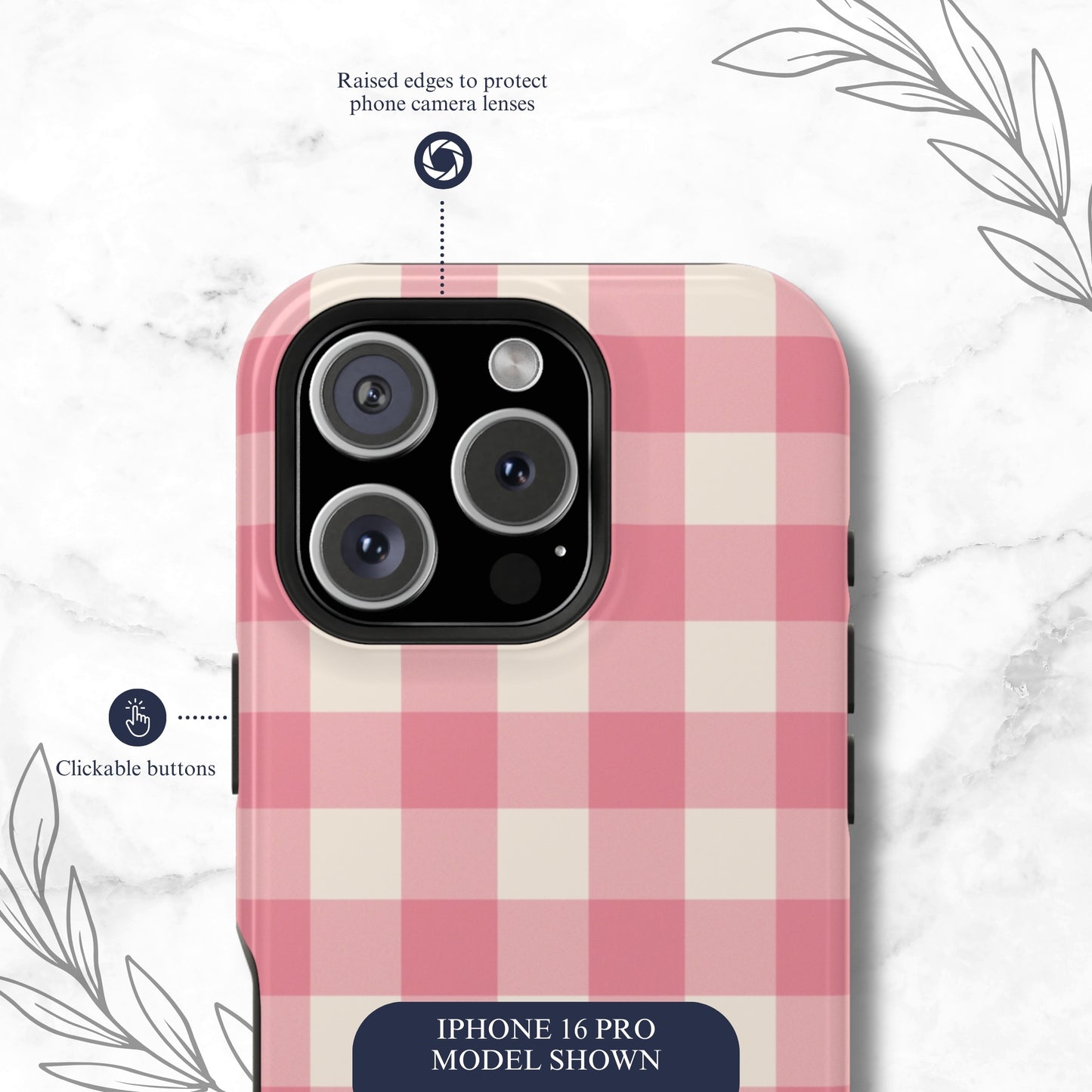 Pretty Pink - Magsafe iPhone Case Phone Case-aesthetic phone case-shockproof phone case-cute phone case-designer phone case-elegant phone case-luxury phone case-phone accessories-fashion accessory