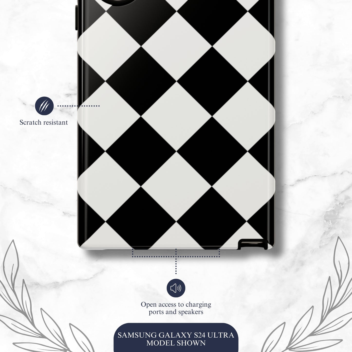High Society - Samsung Galaxy Case Phone Case-aesthetic phone case-shockproof phone case-cute phone case-designer phone case-elegant phone case-luxury phone case-phone accessories-fashion accessory