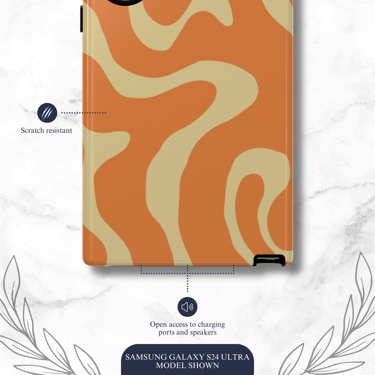 Marmalade Mellow - Samsung Galaxy Case Phone Case-aesthetic phone case-shockproof phone case-cute phone case-designer phone case-elegant phone case-luxury phone case-phone accessories-fashion accessory