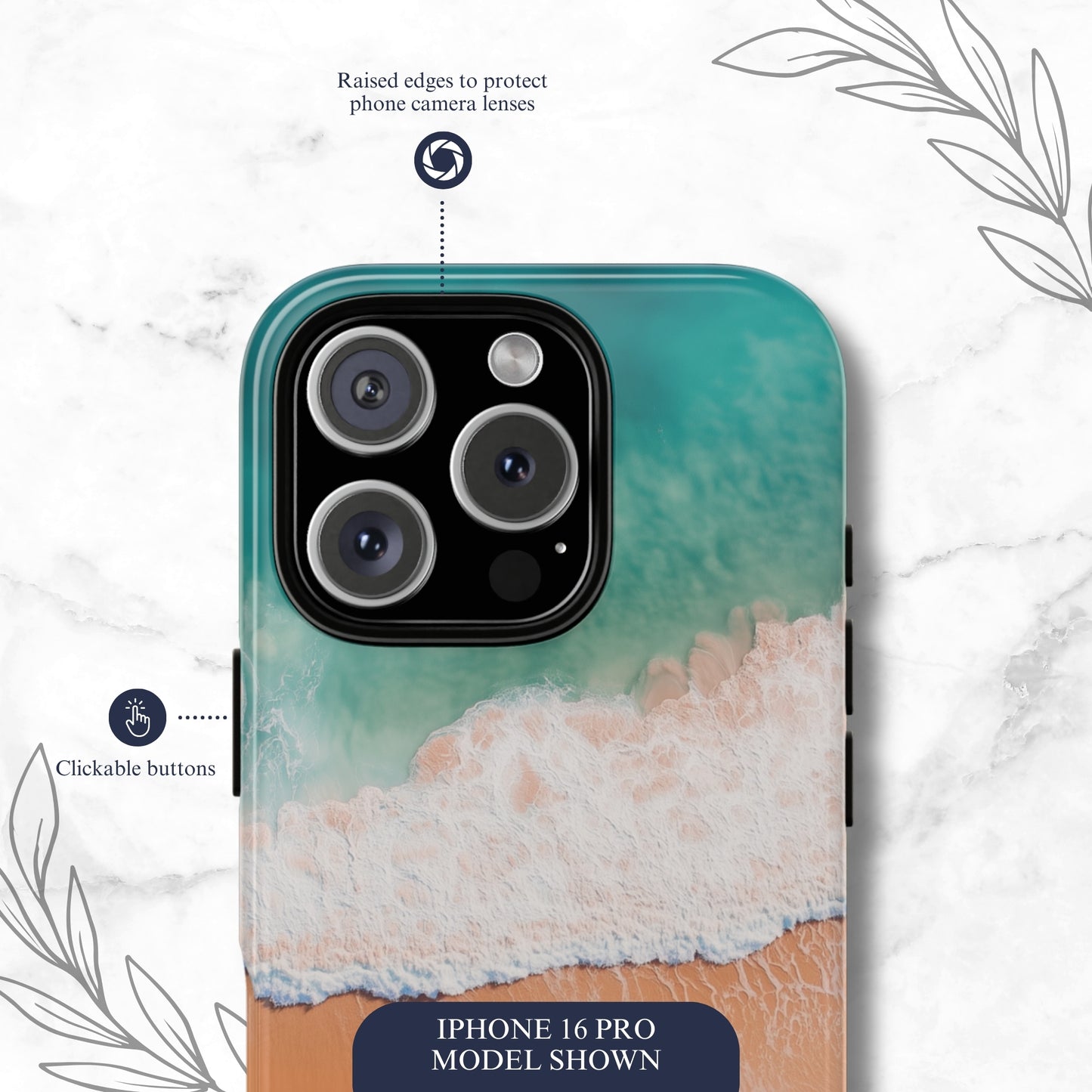Tide - iPhone Case Phone Case-aesthetic phone case-shockproof phone case-cute phone case-designer phone case-elegant phone case-luxury phone case-phone accessories-fashion accessory