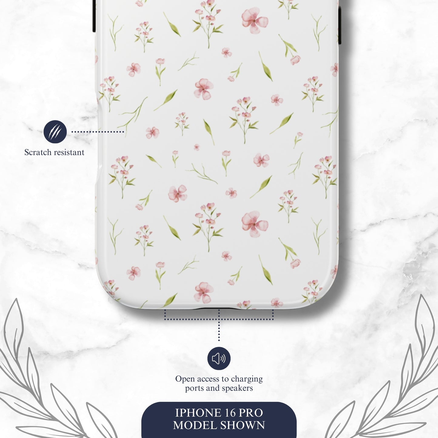 Gentle Wish - iPhone Case Phone Case-aesthetic phone case-shockproof phone case-cute phone case-designer phone case-elegant phone case-luxury phone case-phone accessories-fashion accessory