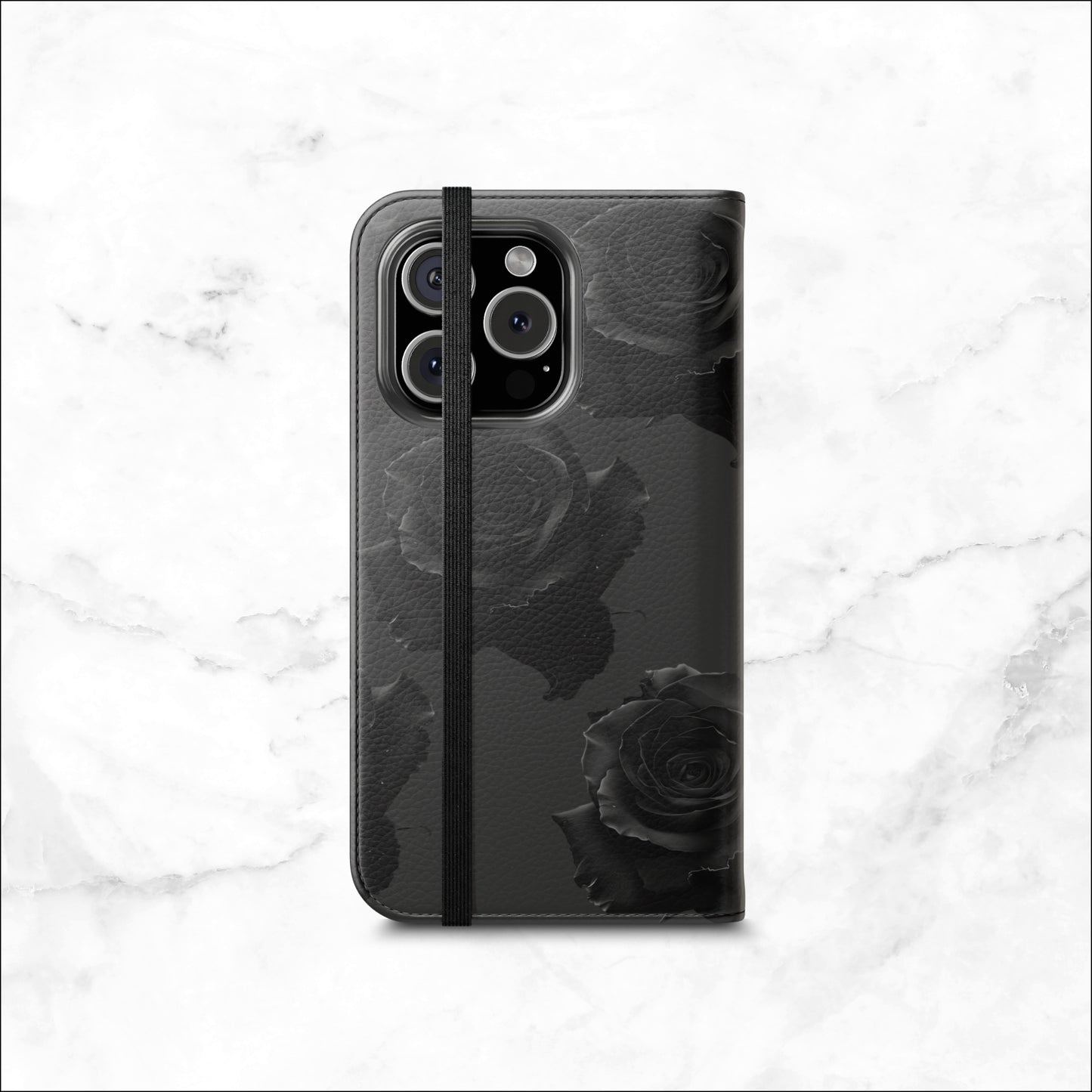 Dark Mystery - iPhone Flip Case Wallet, Leather Folio Case Phone Case-aesthetic phone case-shockproof phone case-cute phone case-designer phone case-elegant phone case-luxury phone case-phone accessories-fashion accessory